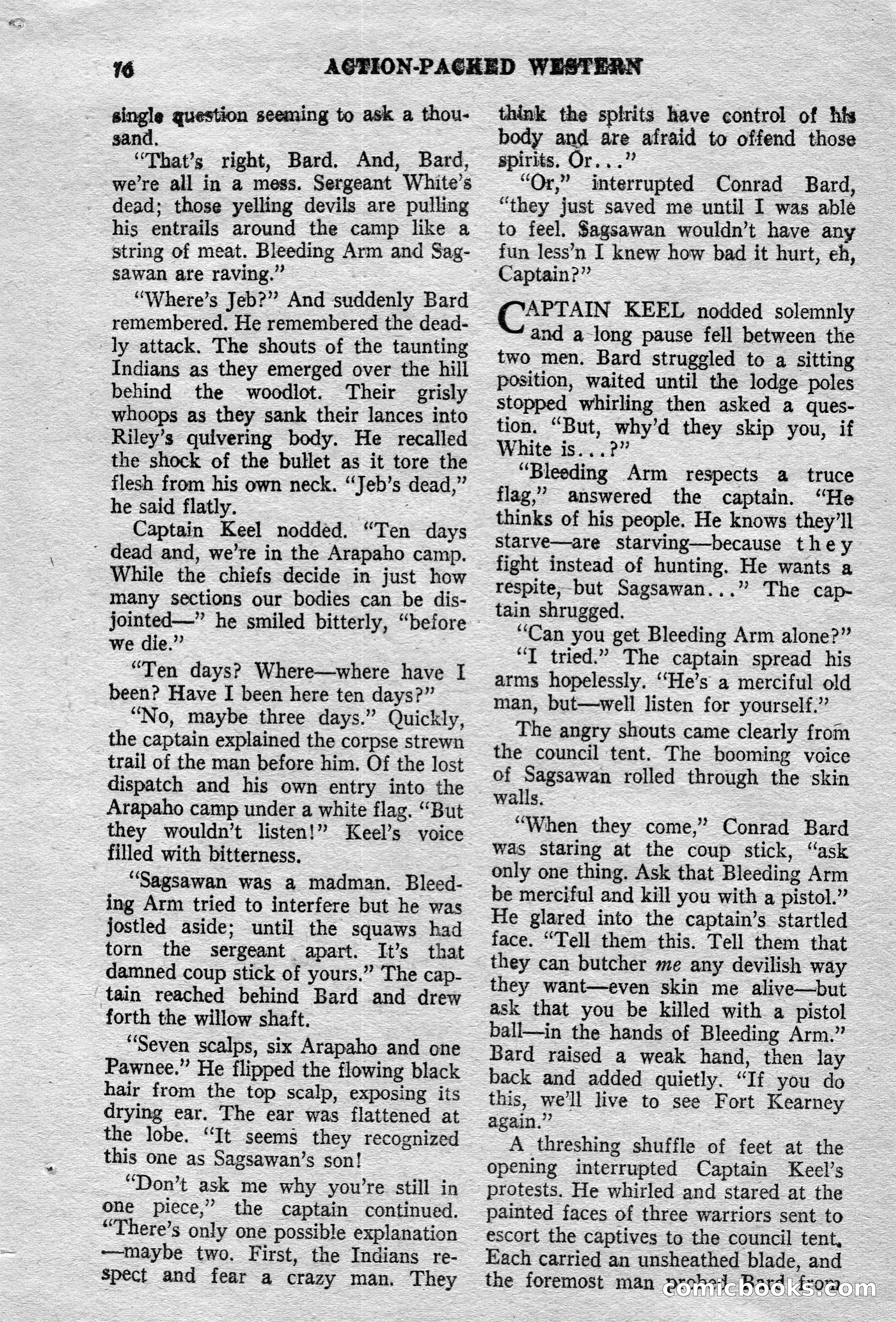 Action-Packed Western Magazine, Vol. 3, No. 2 — page 76 of 100