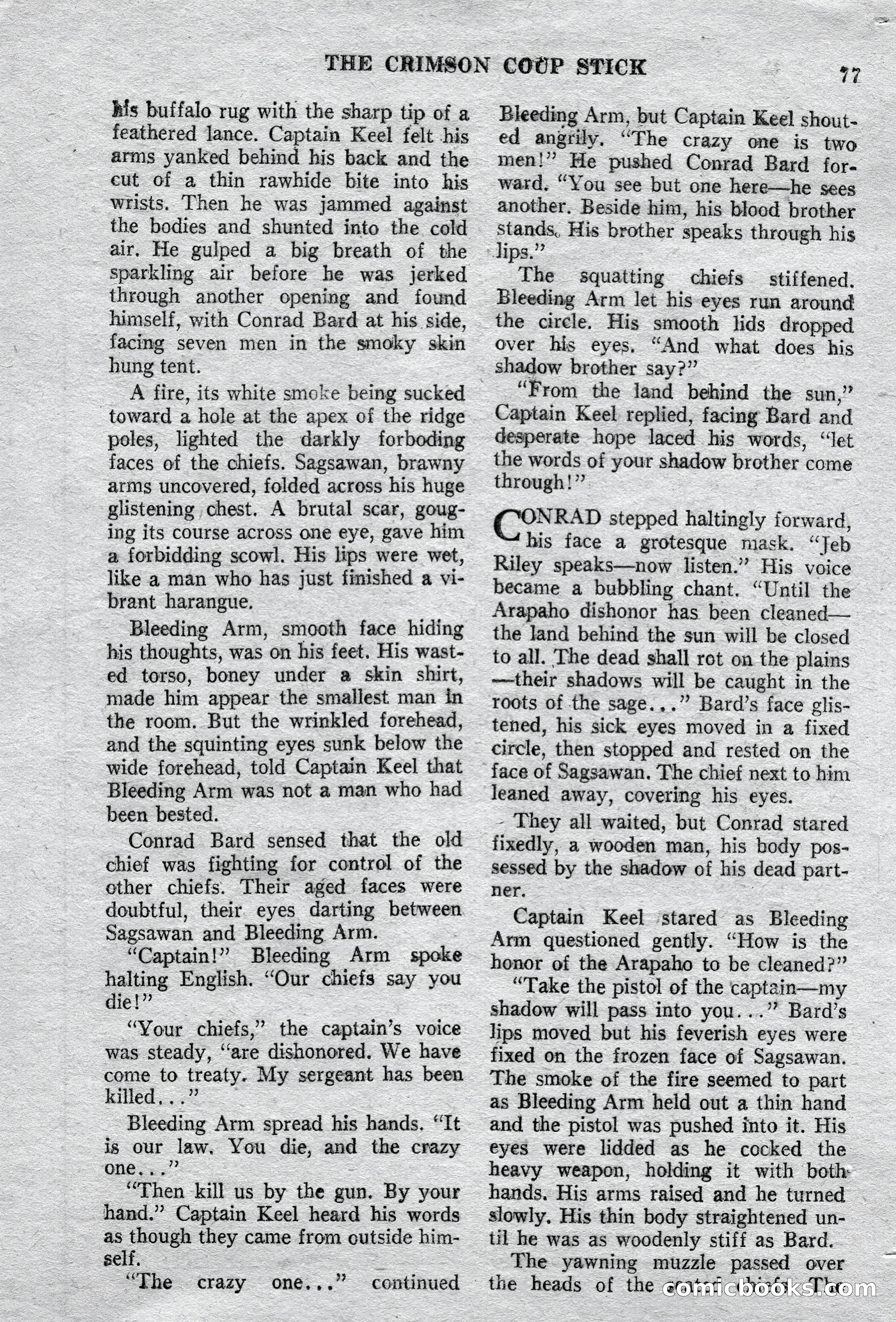 Action-Packed Western Magazine, Vol. 3, No. 2 — page 77 of 100