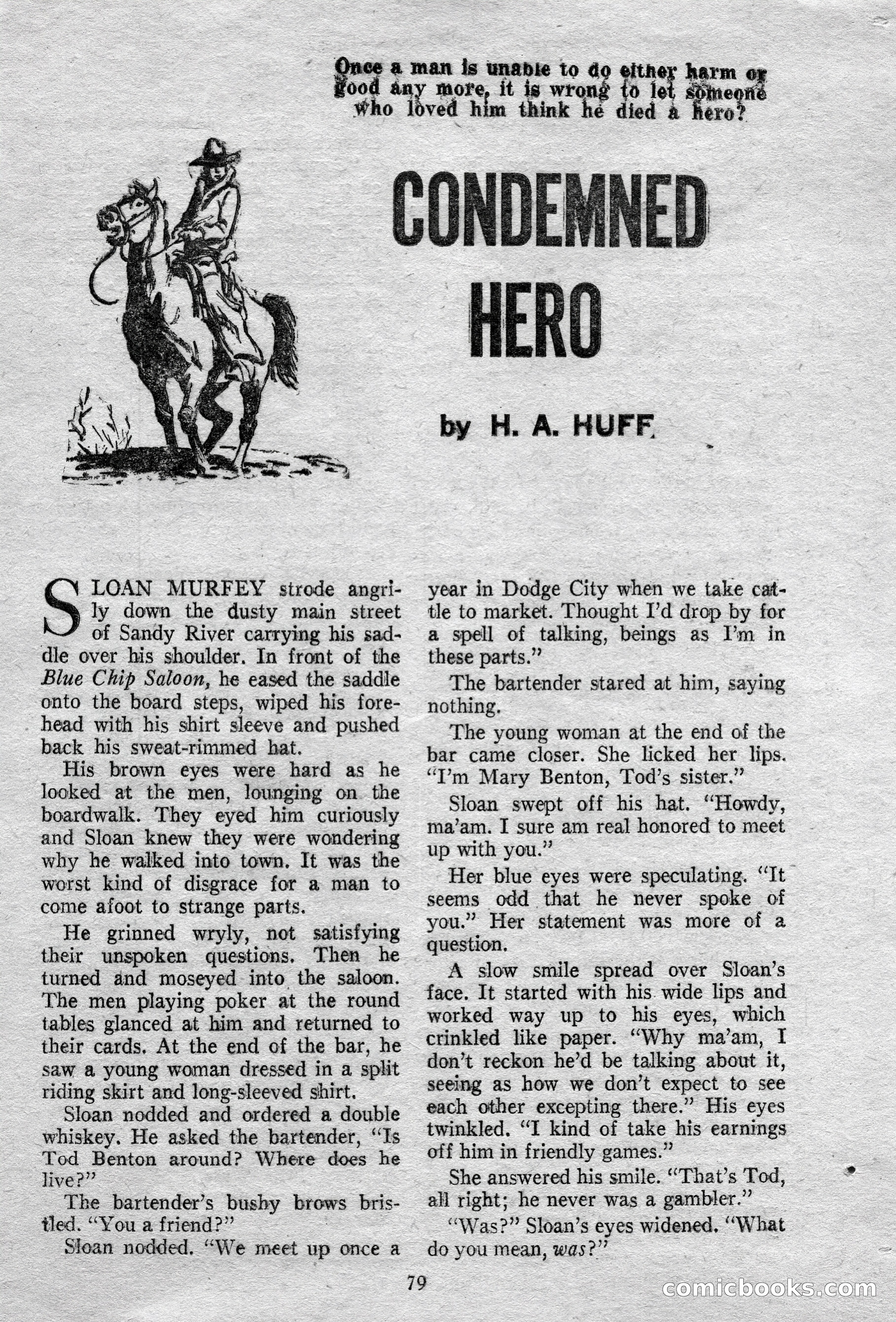 Action-Packed Western Magazine, Vol. 3, No. 2 — page 79 of 100