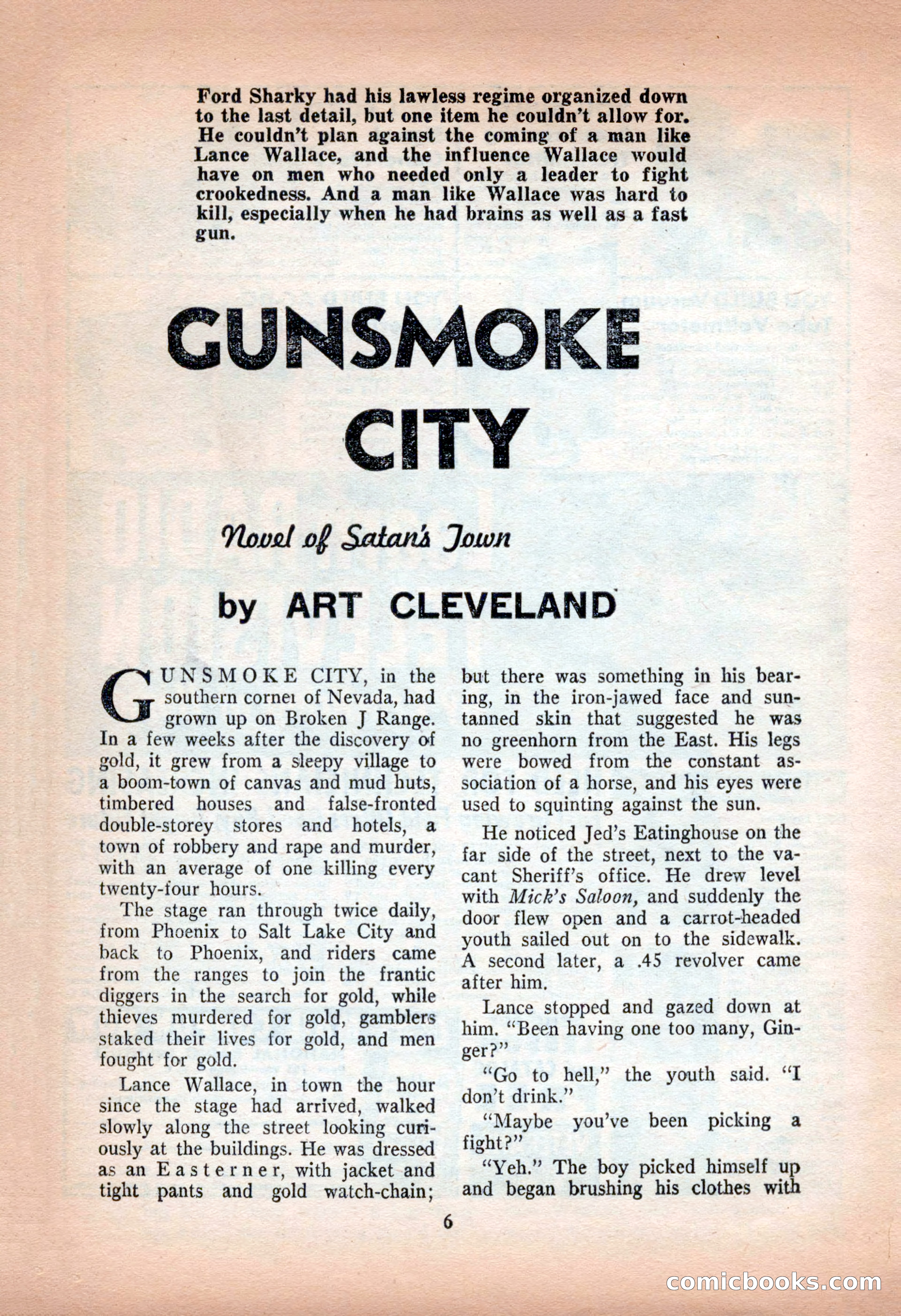 Action-Packed Western, May 1957 — page 6 of 100