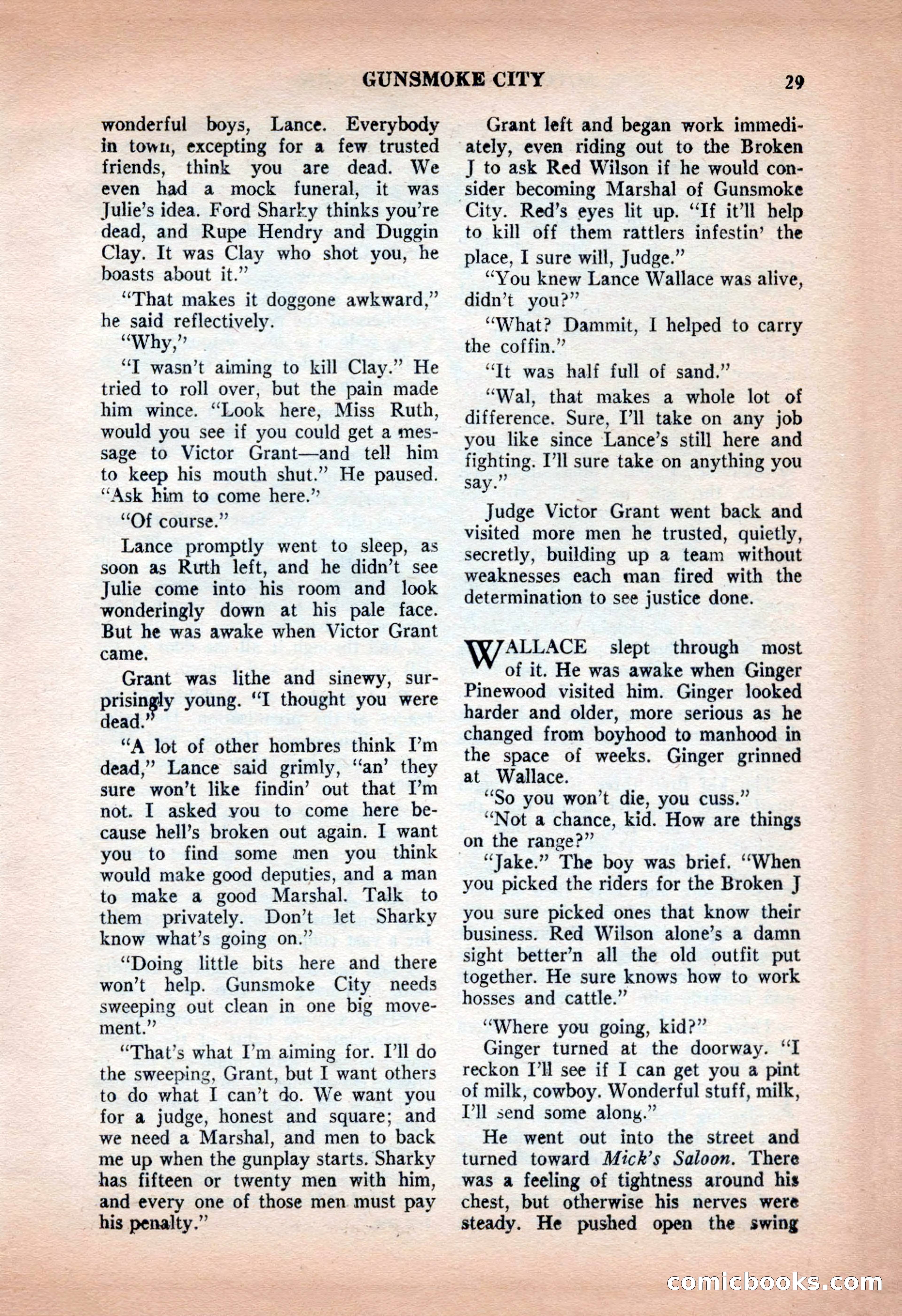 Action-Packed Western, May 1957 — page 29 of 100
