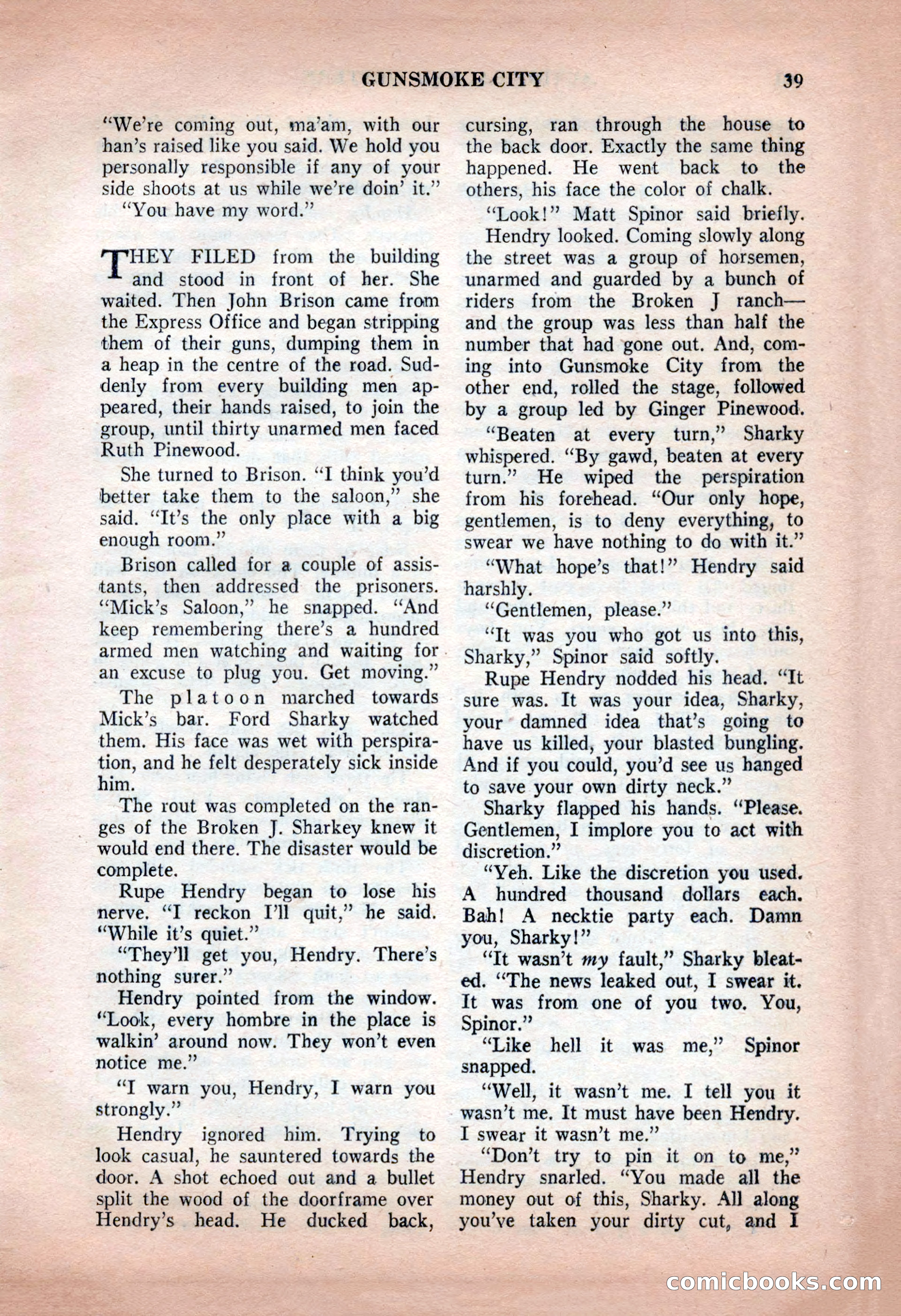 Action-Packed Western, May 1957 — page 39 of 100