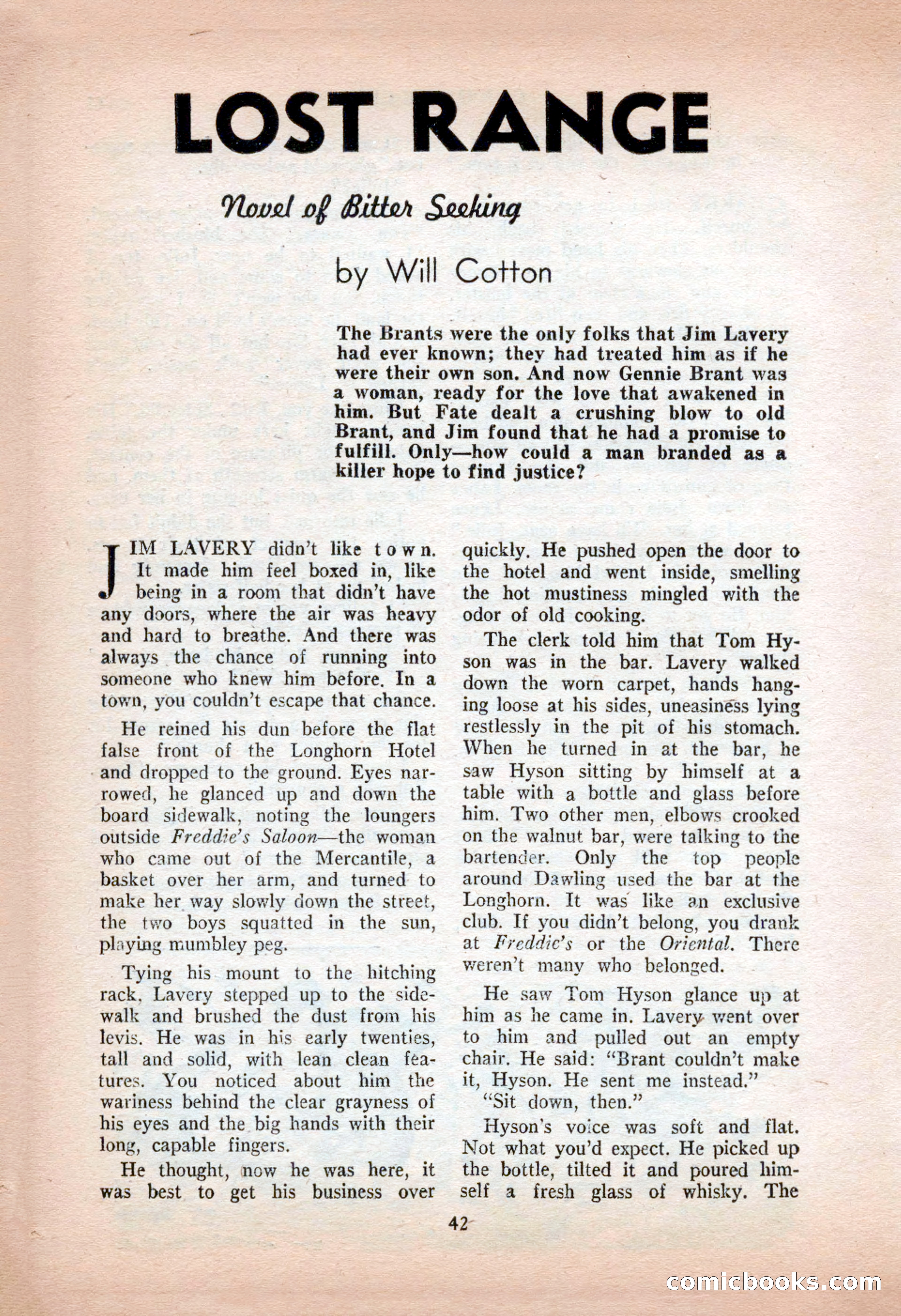 Action-Packed Western, May 1957 — page 42 of 100