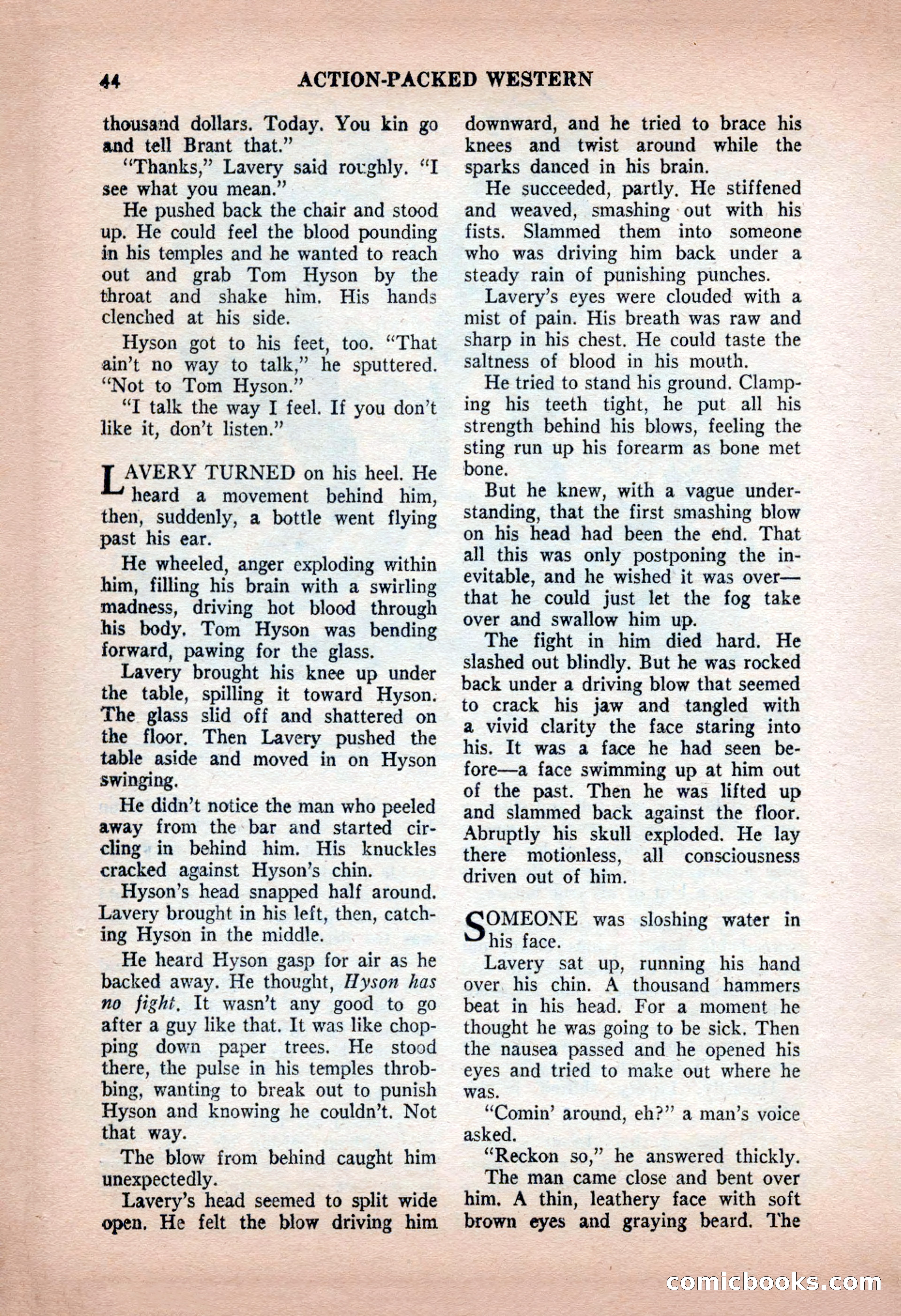 Action-Packed Western, May 1957 — page 44 of 100