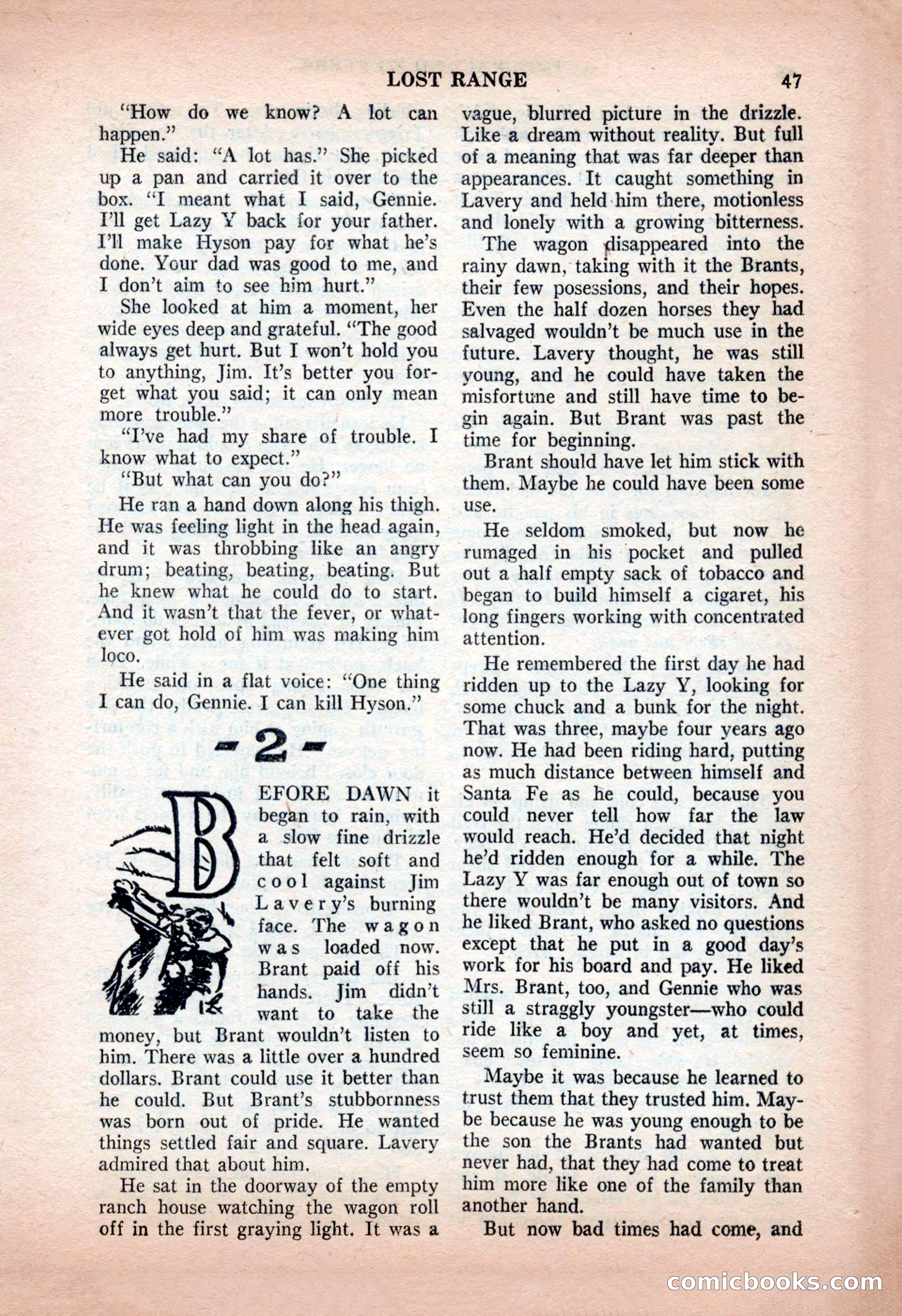 Action-Packed Western, May 1957 — page 47 of 100
