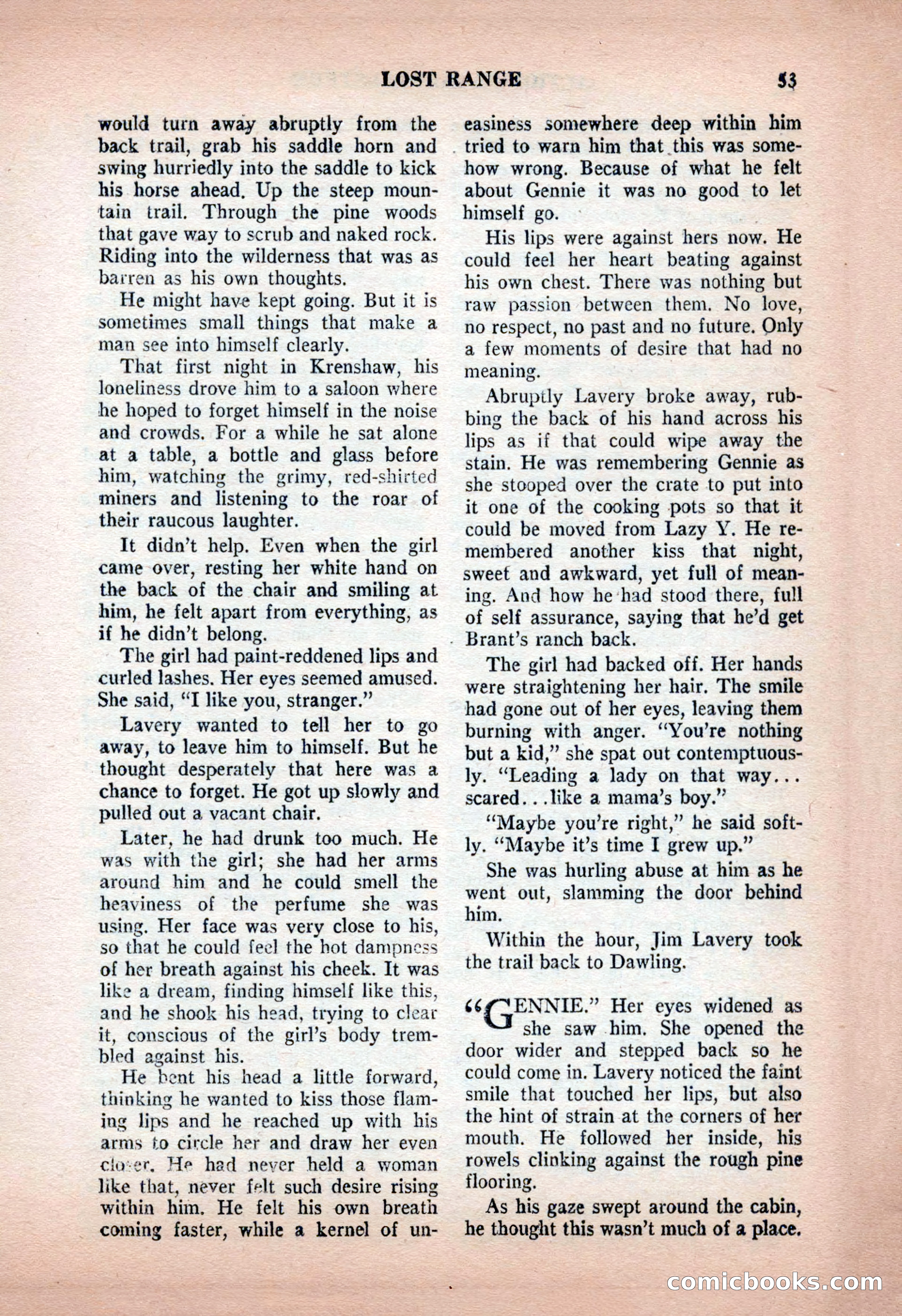 Action-Packed Western, May 1957 — page 53 of 100