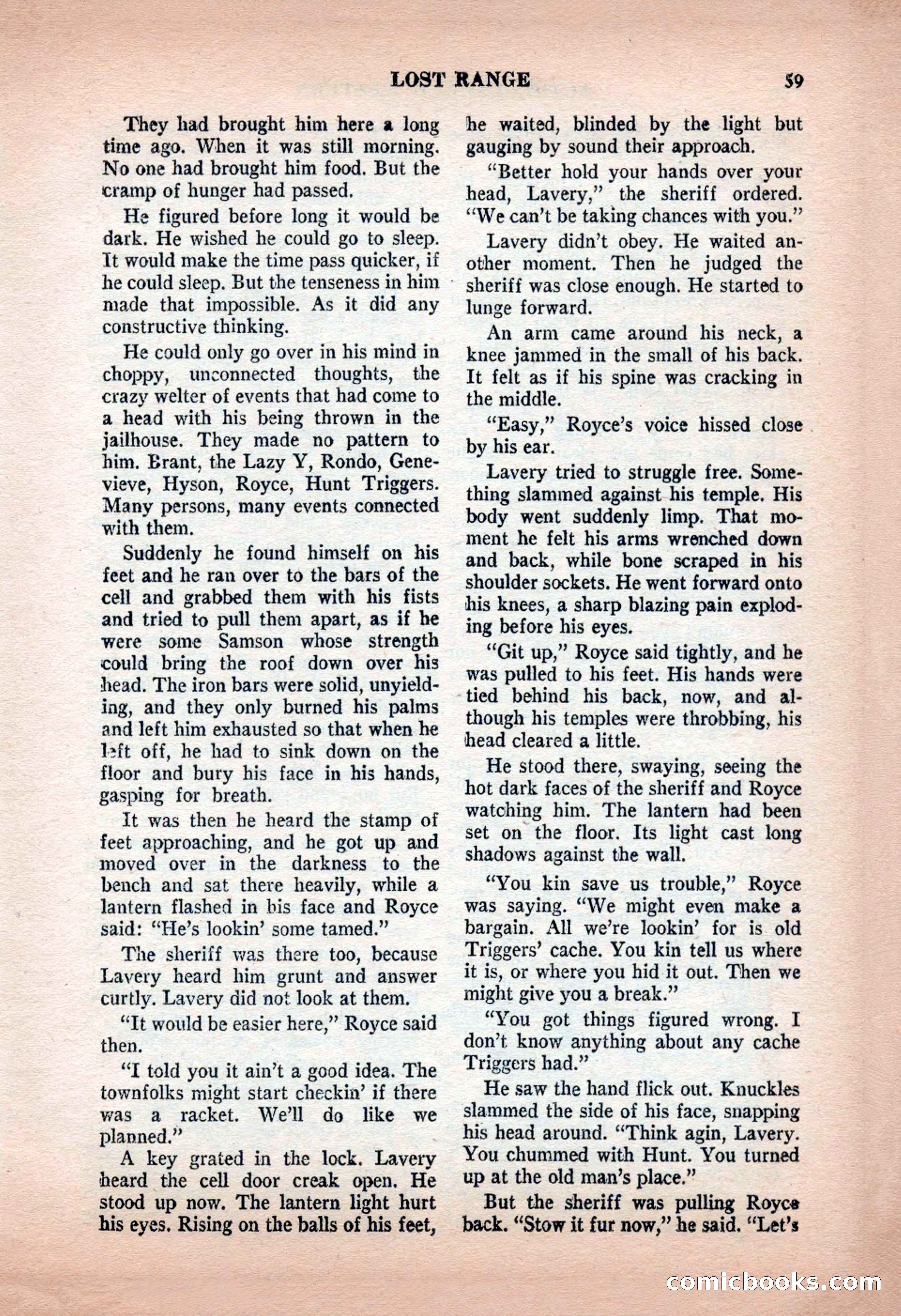 Action-Packed Western, May 1957 — page 59 of 100