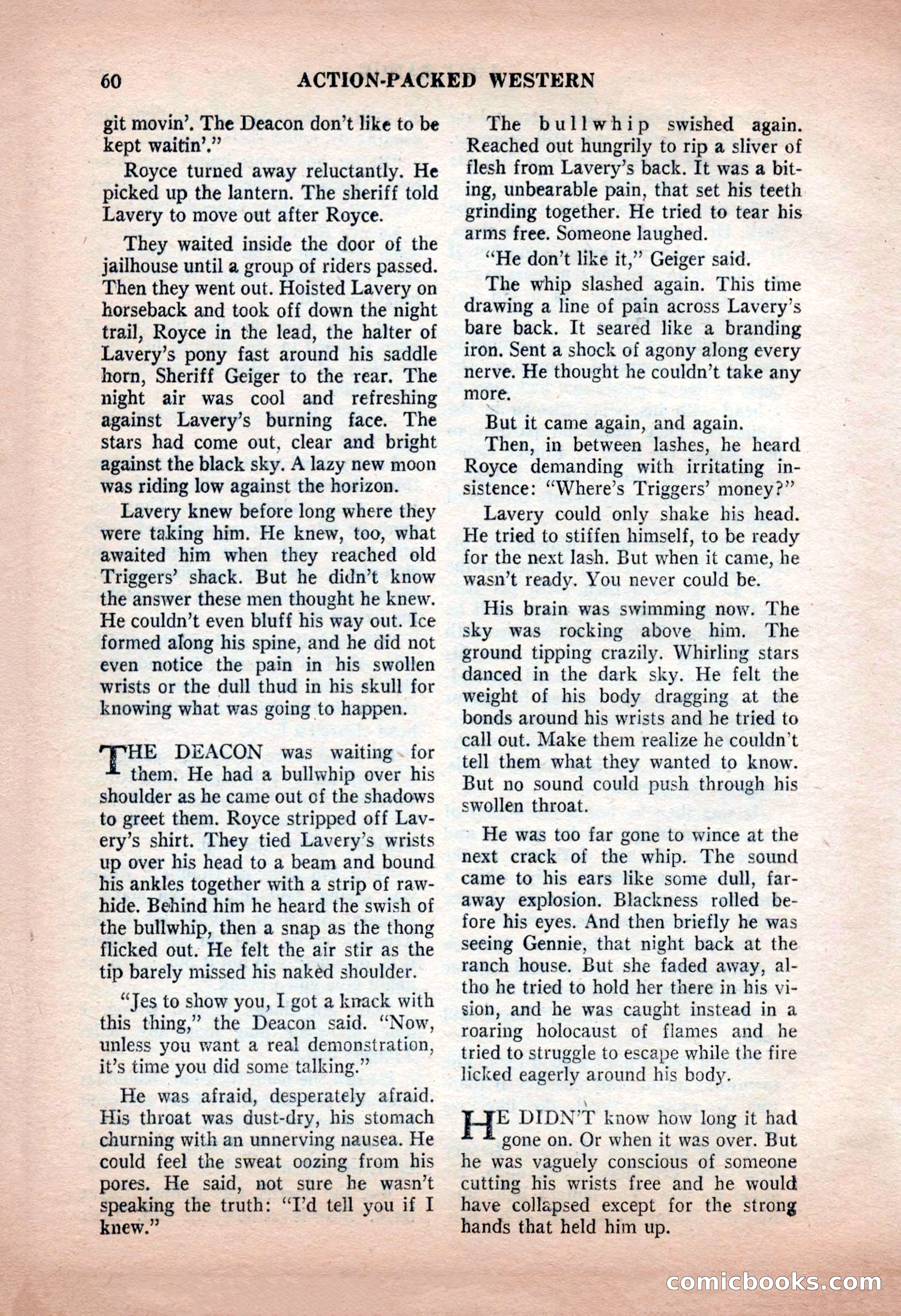 Action-Packed Western, May 1957 — page 60 of 100