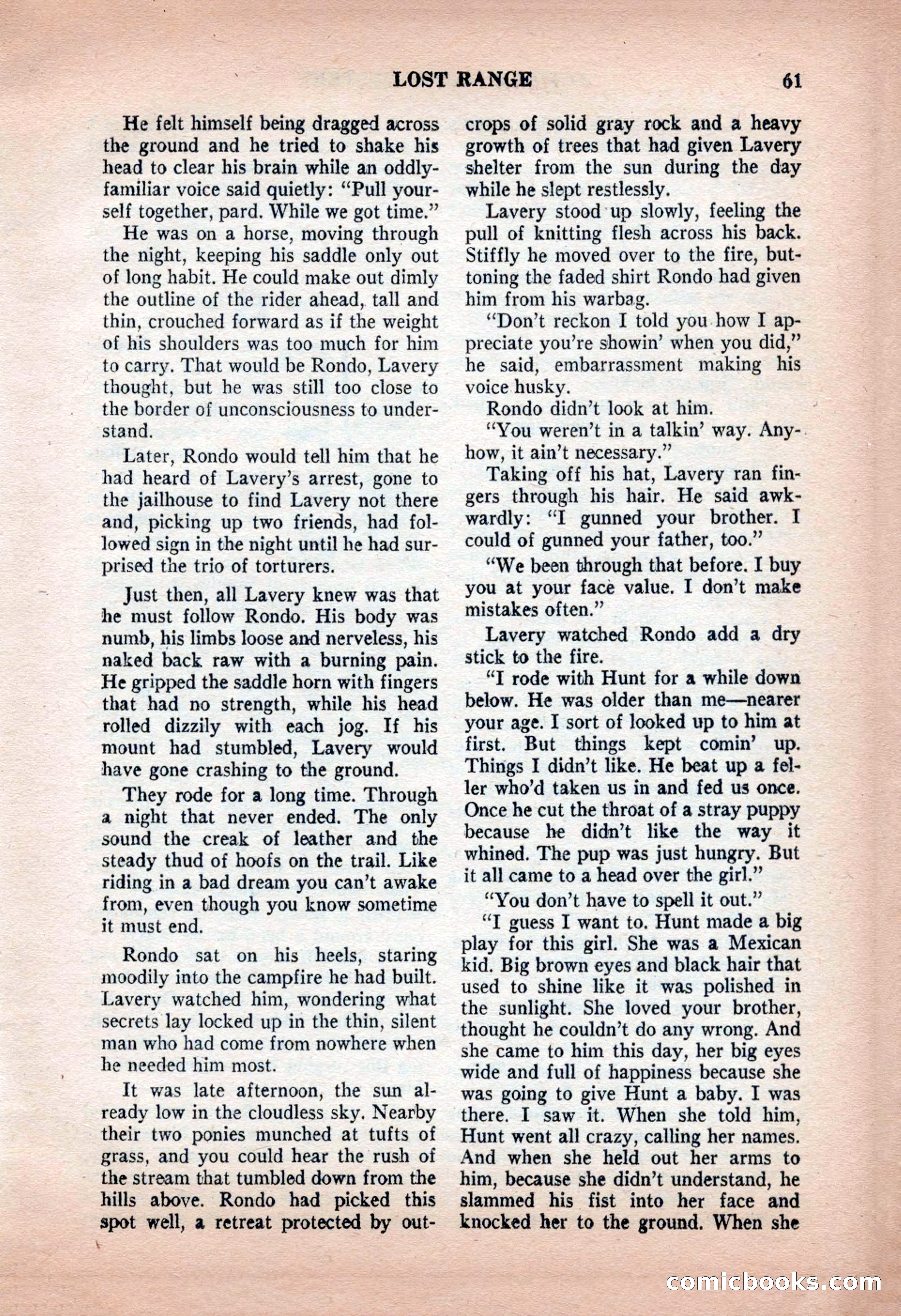 Action-Packed Western, May 1957 — page 61 of 100