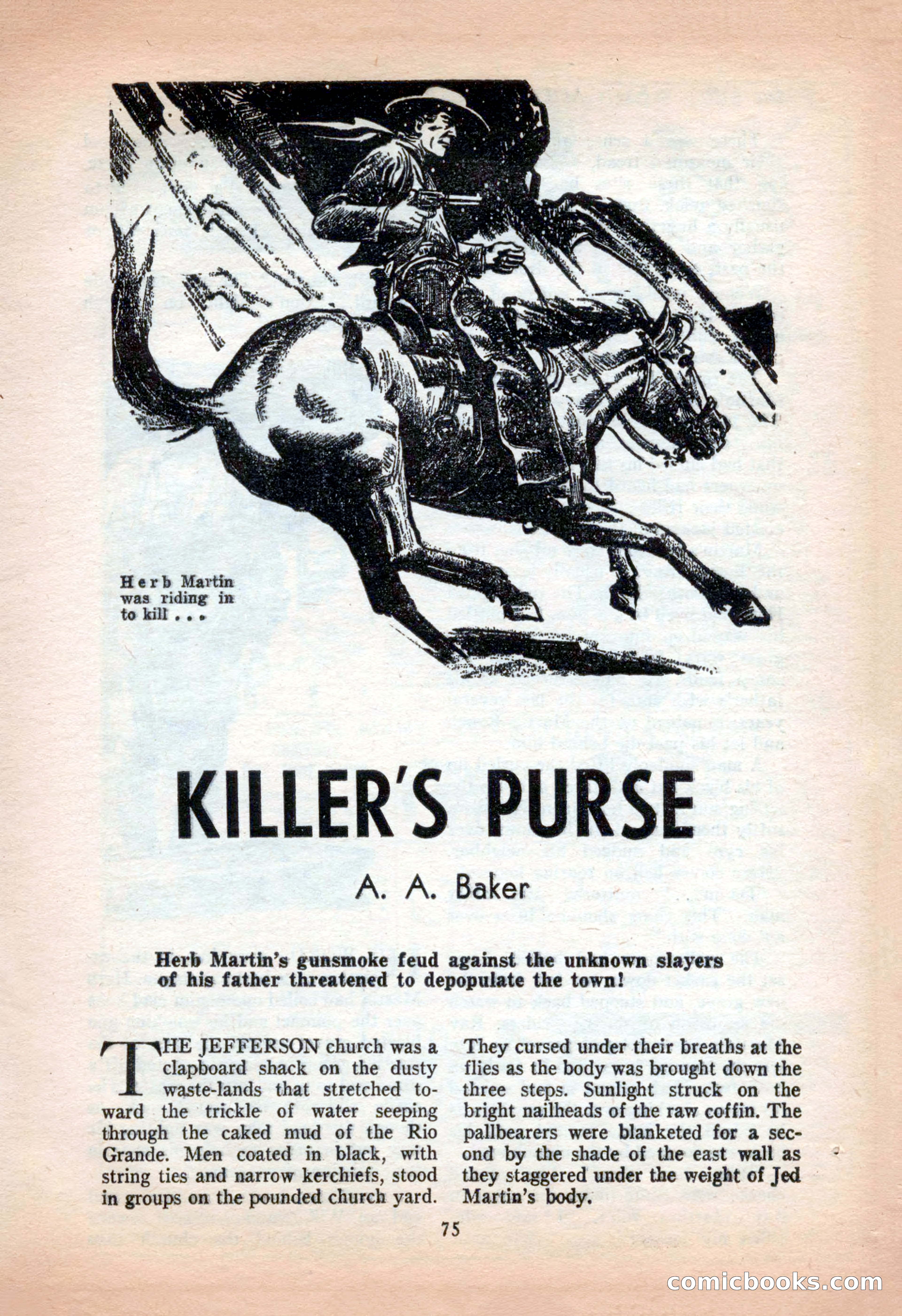 Action-Packed Western, May 1957 — page 75 of 100
