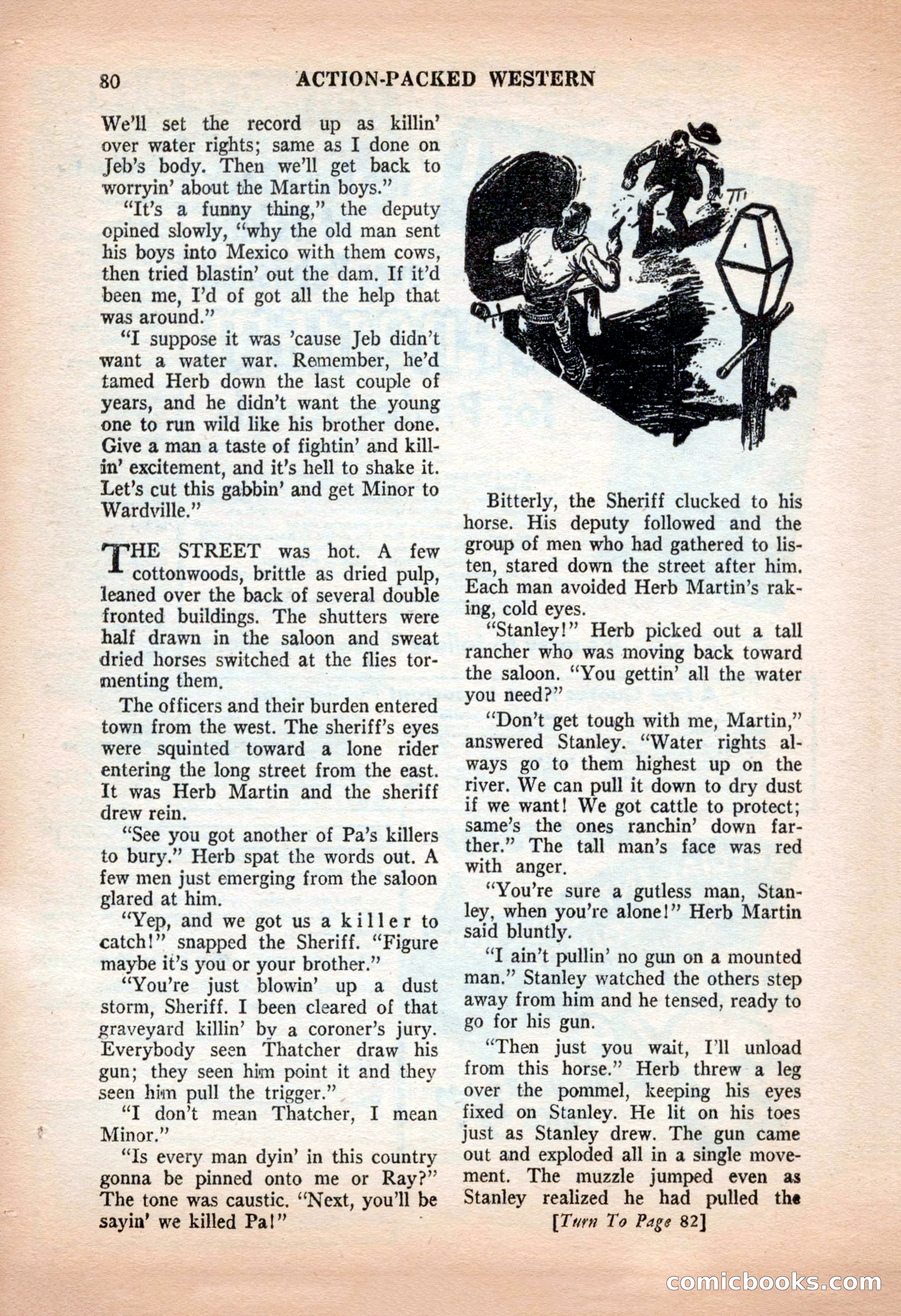Action-Packed Western, May 1957 — page 80 of 100