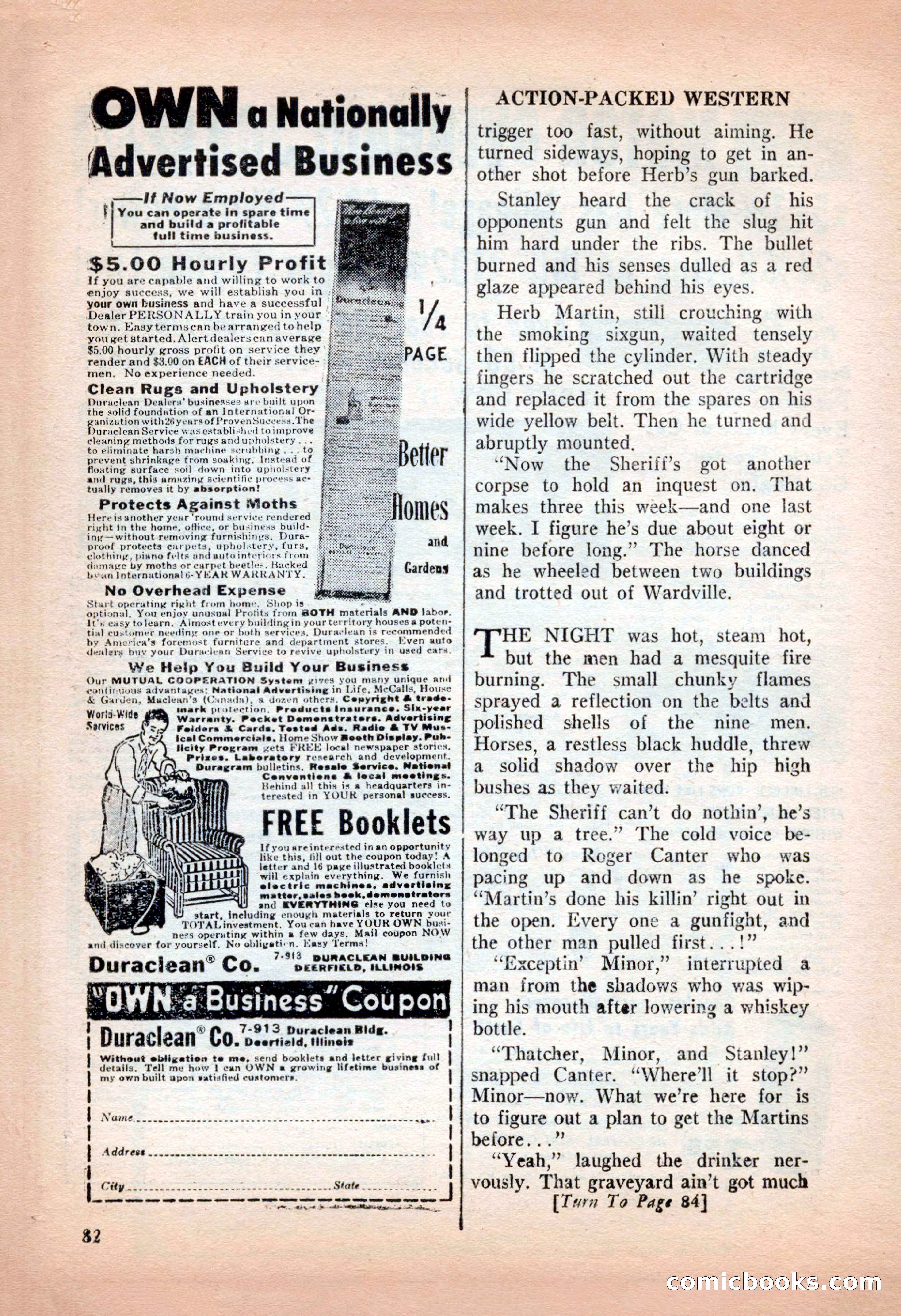 Action-Packed Western, May 1957 — page 82 of 100