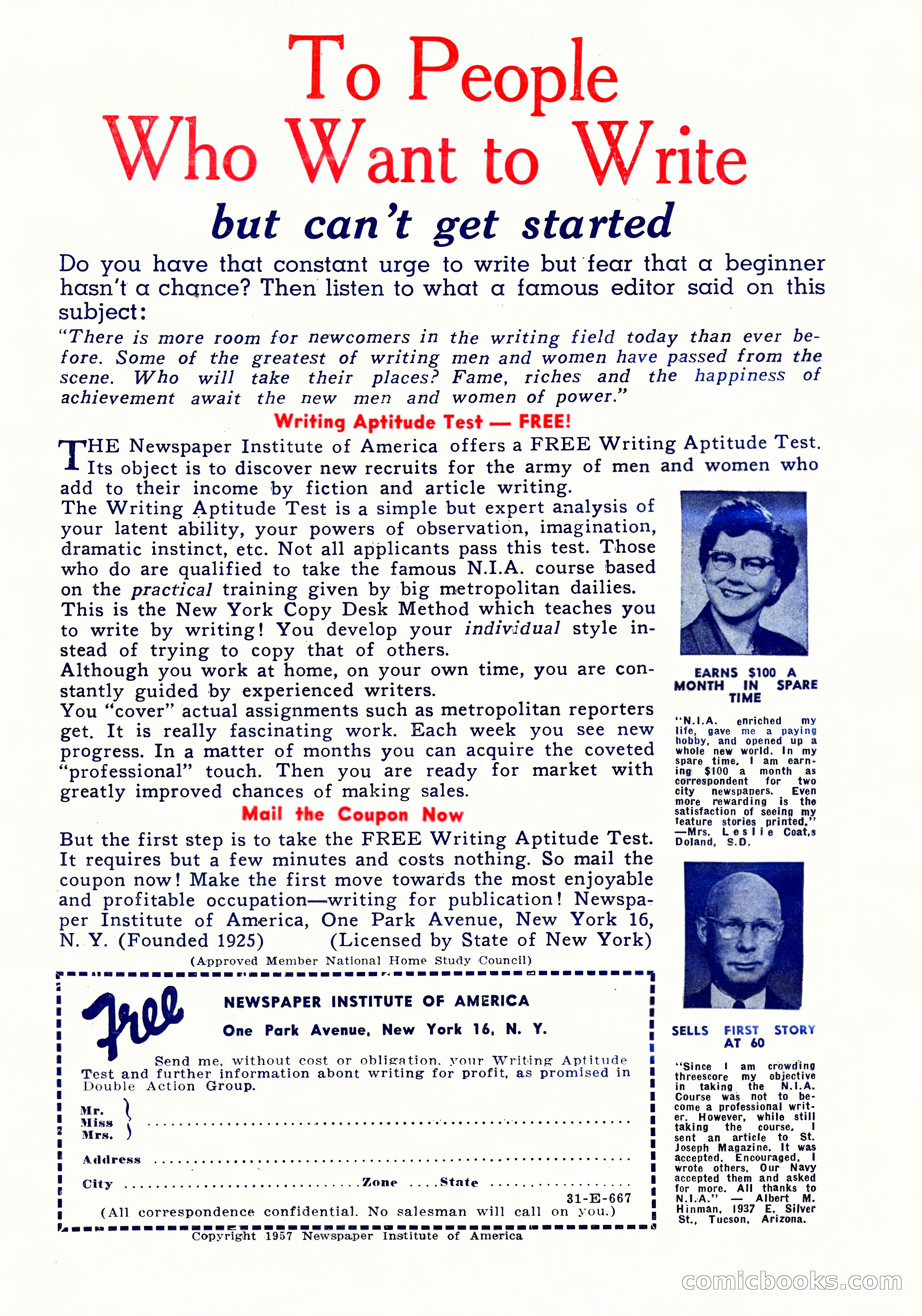 Action-Packed Western, May 1957 — page 100 of 100