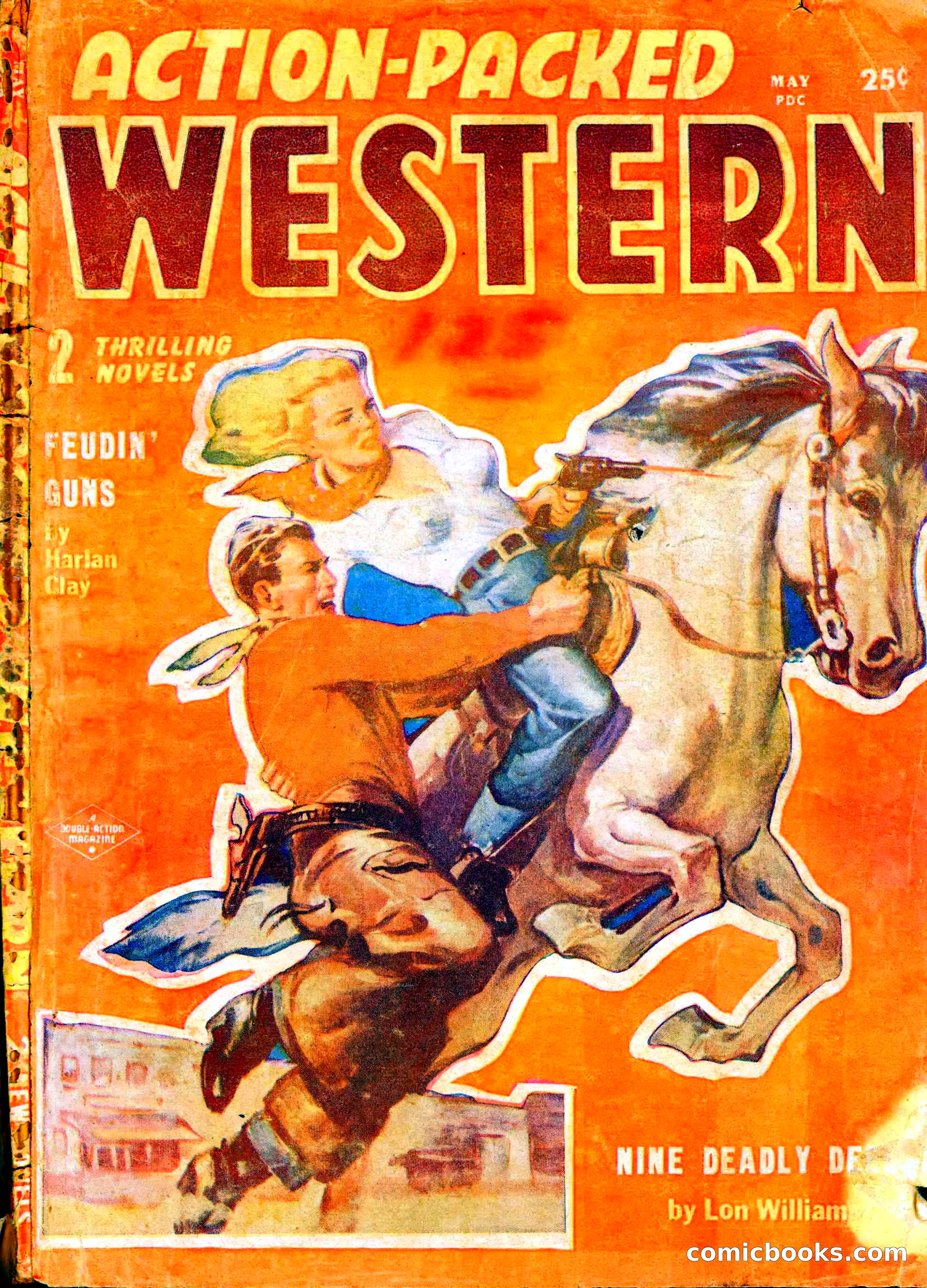 Action-Packed Western, May 1958 — page 1 of 100