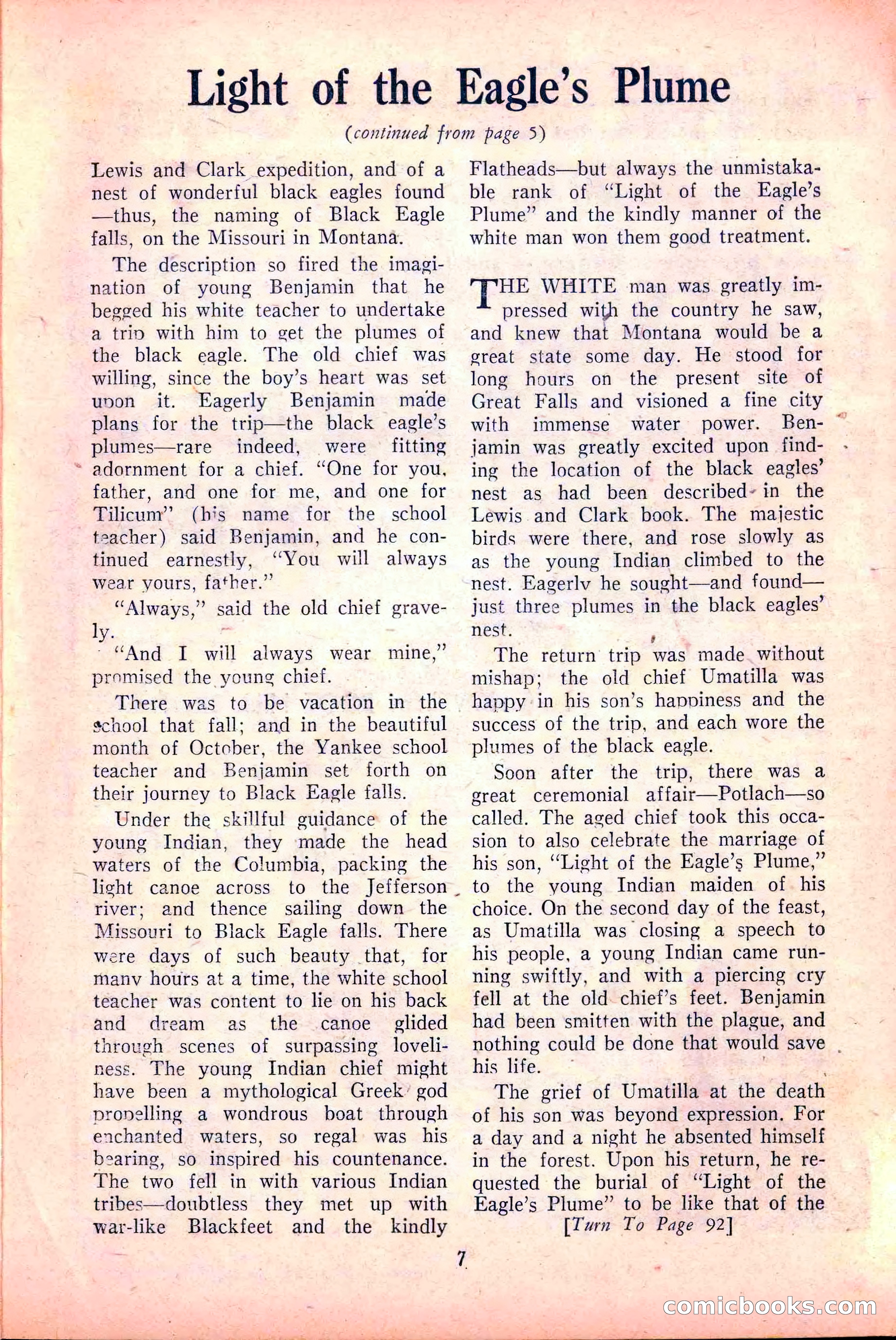 Action-Packed Western, May 1958 — page 7 of 100