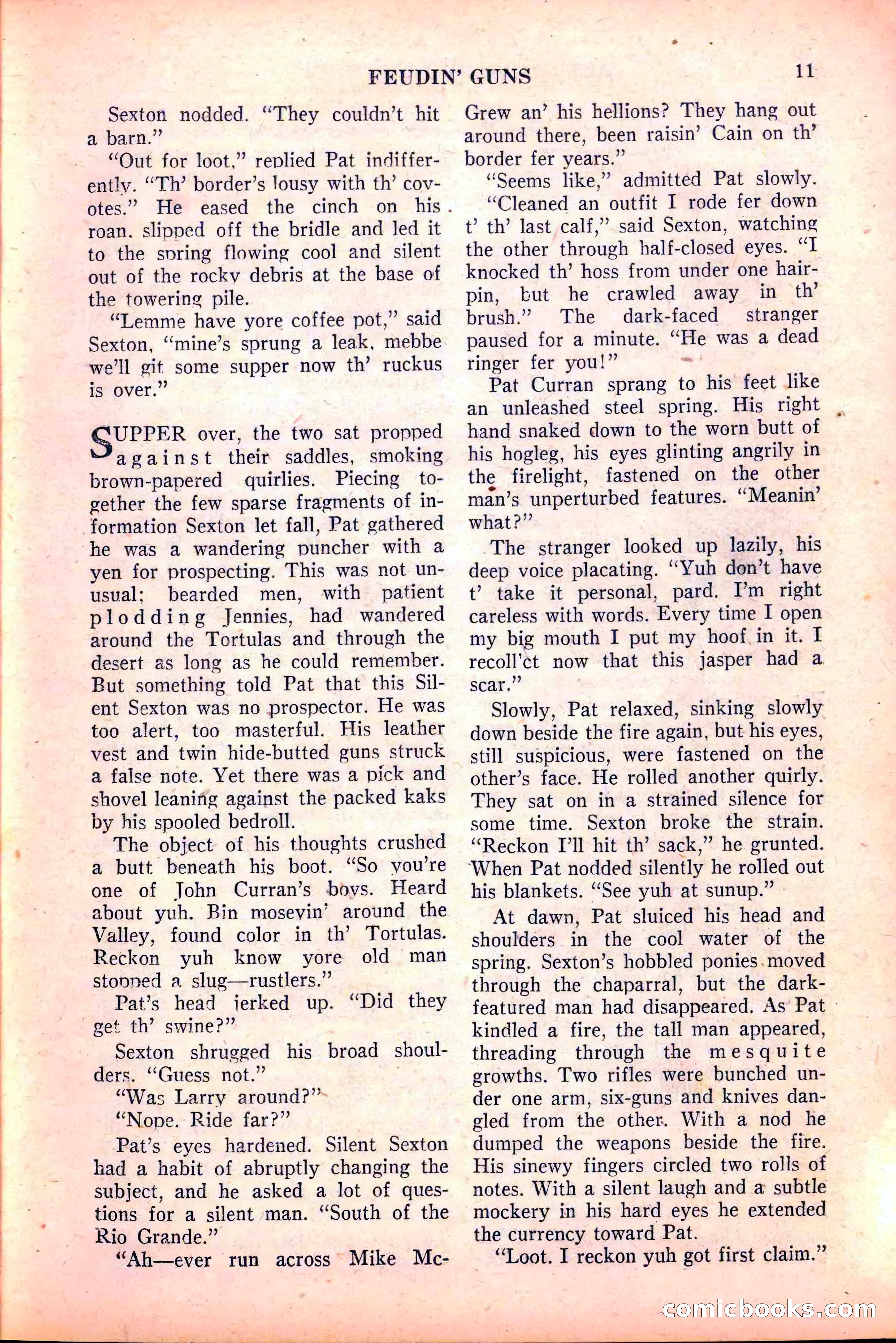 Action-Packed Western, May 1958 — page 11 of 100