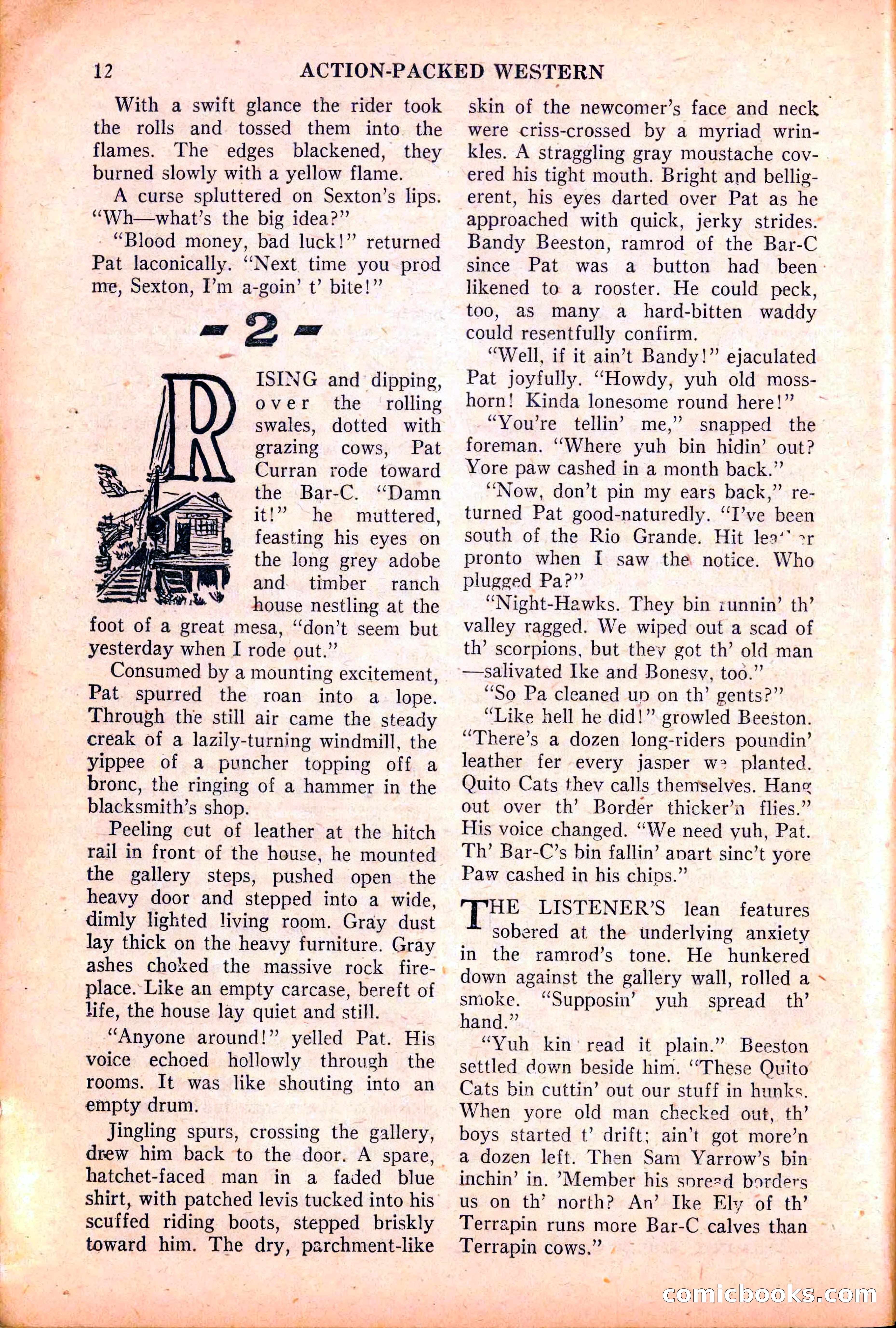 Action-Packed Western, May 1958 — page 12 of 100