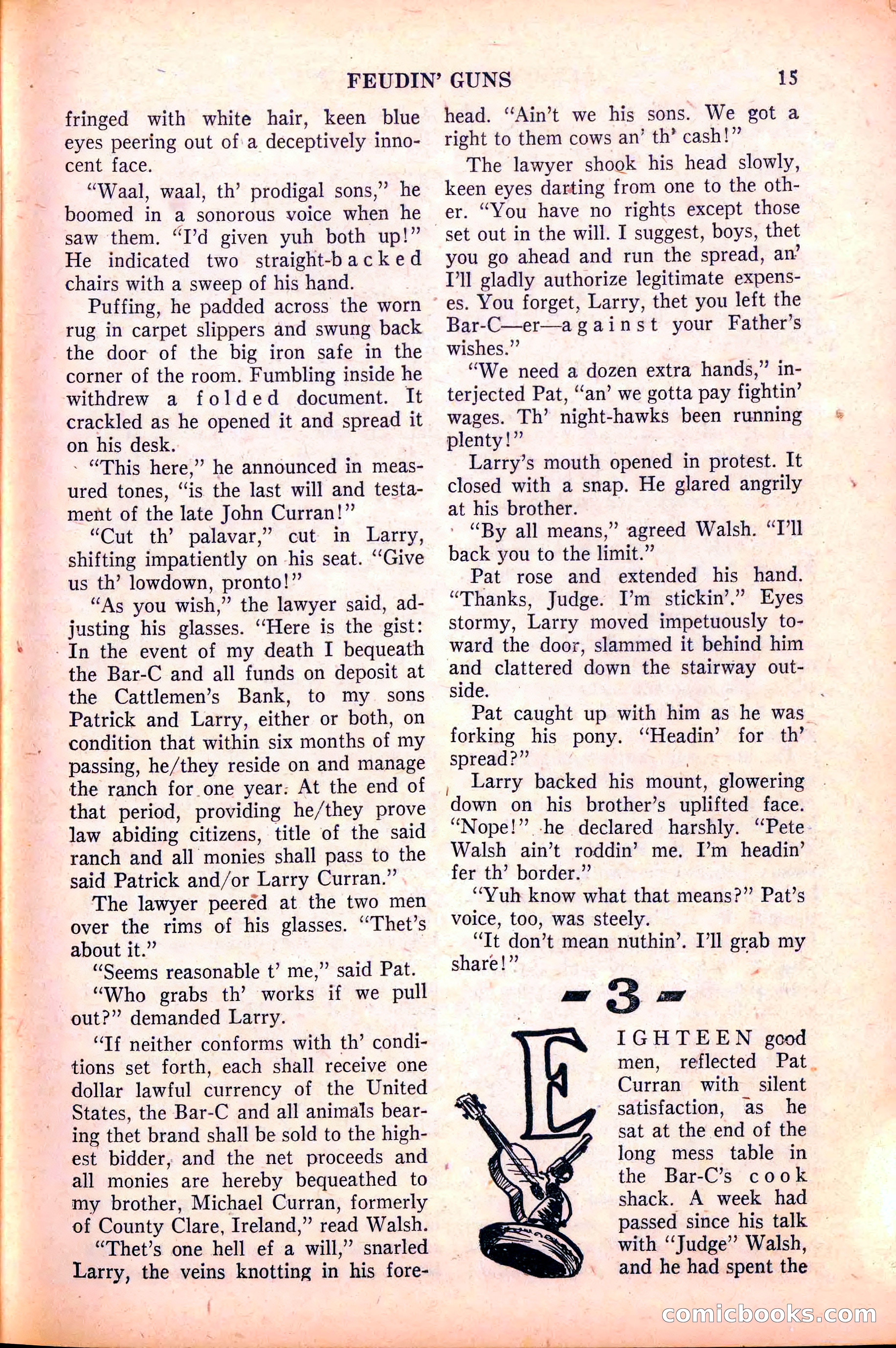 Action-Packed Western, May 1958 — page 15 of 100