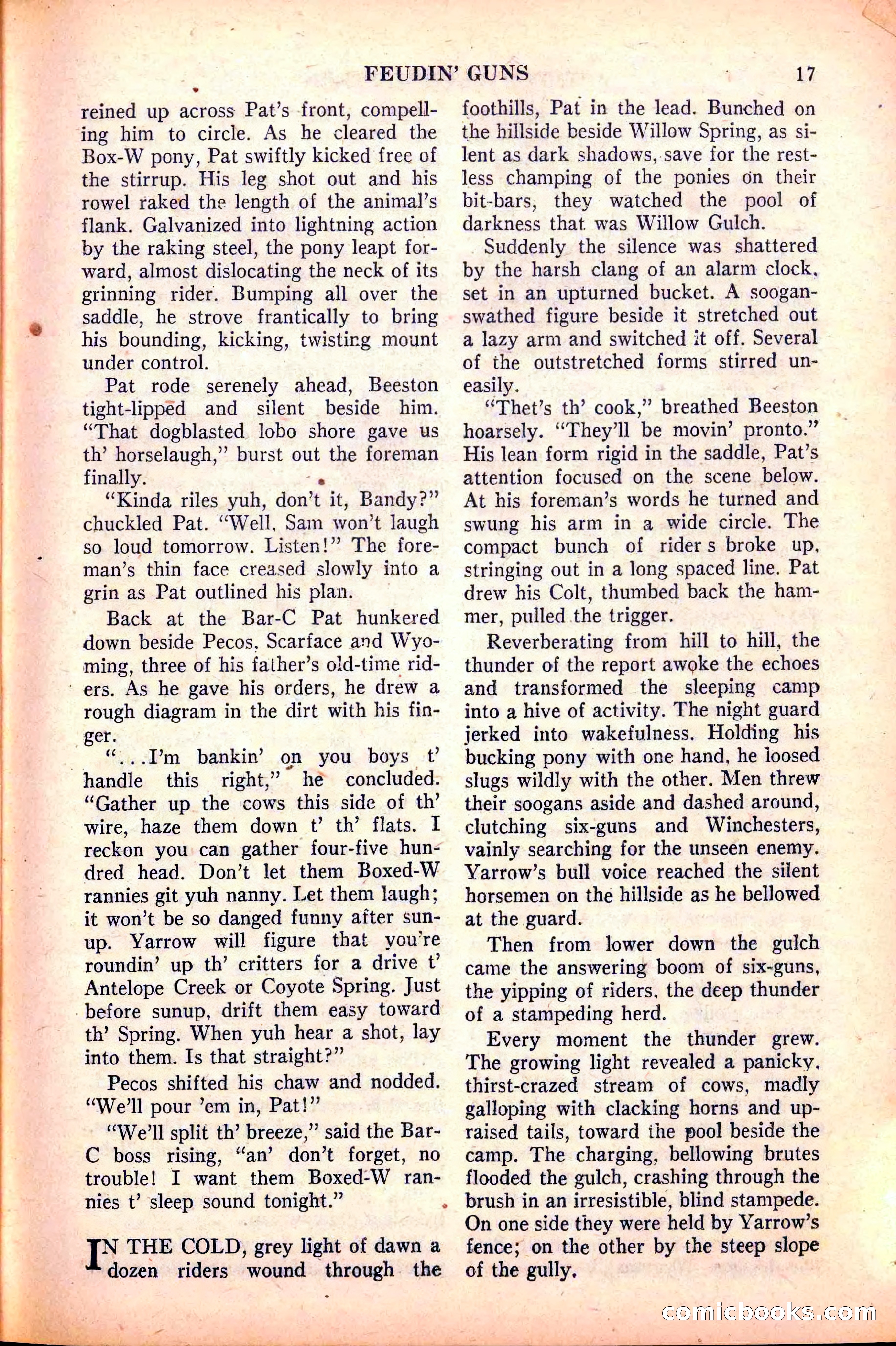 Action-Packed Western, May 1958 — page 17 of 100
