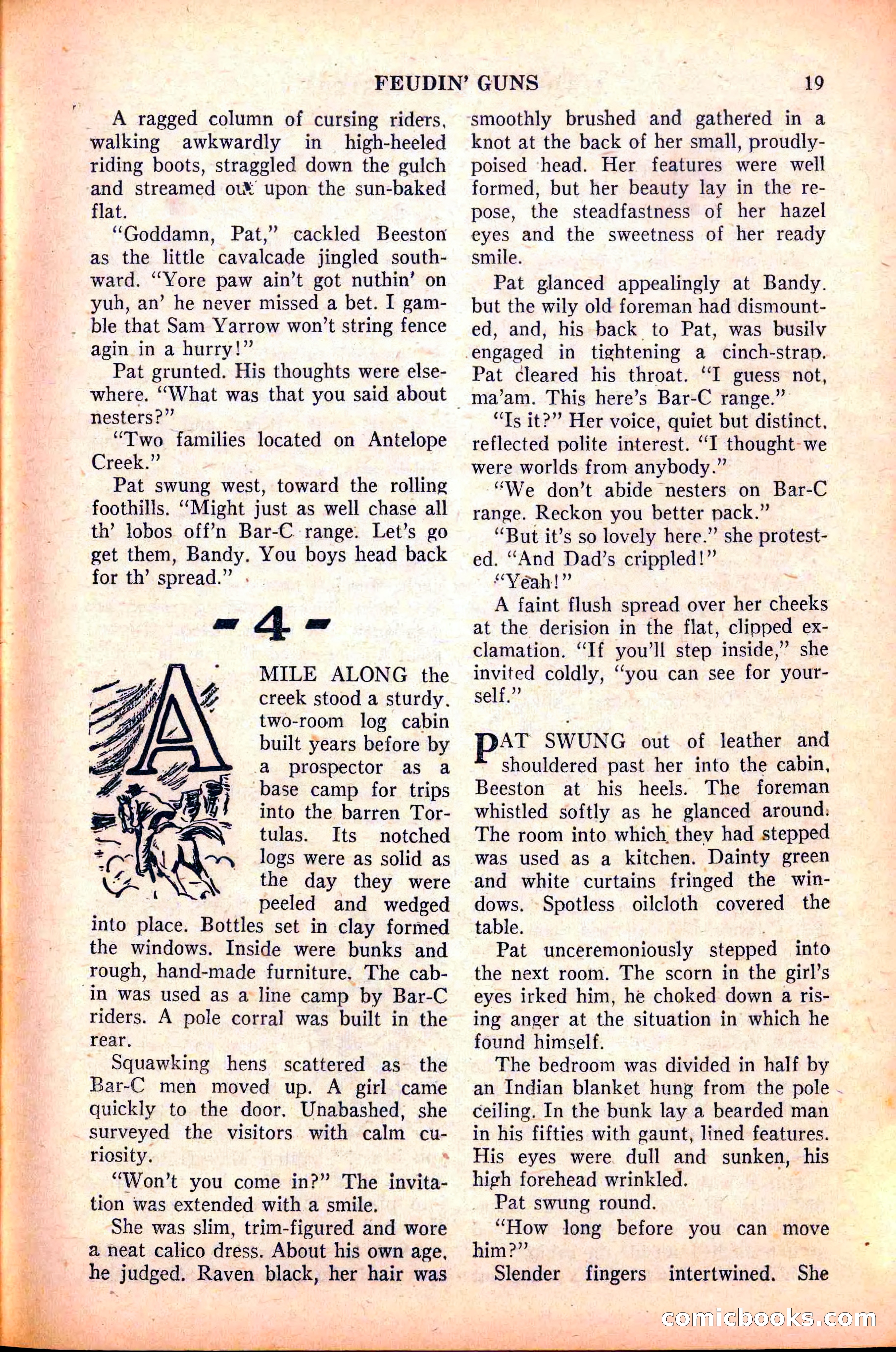Action-Packed Western, May 1958 — page 19 of 100
