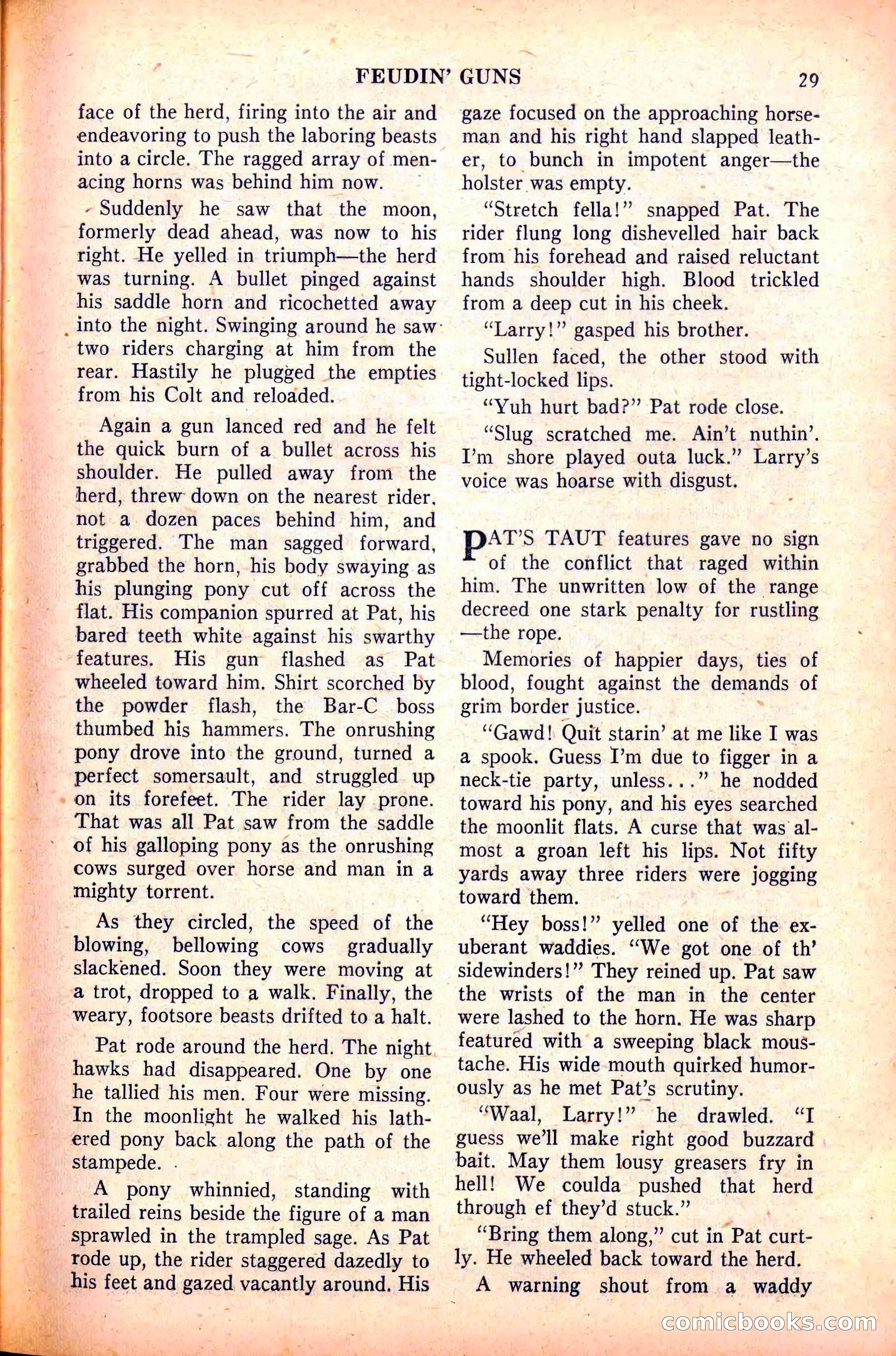 Action-Packed Western, May 1958 — page 29 of 100