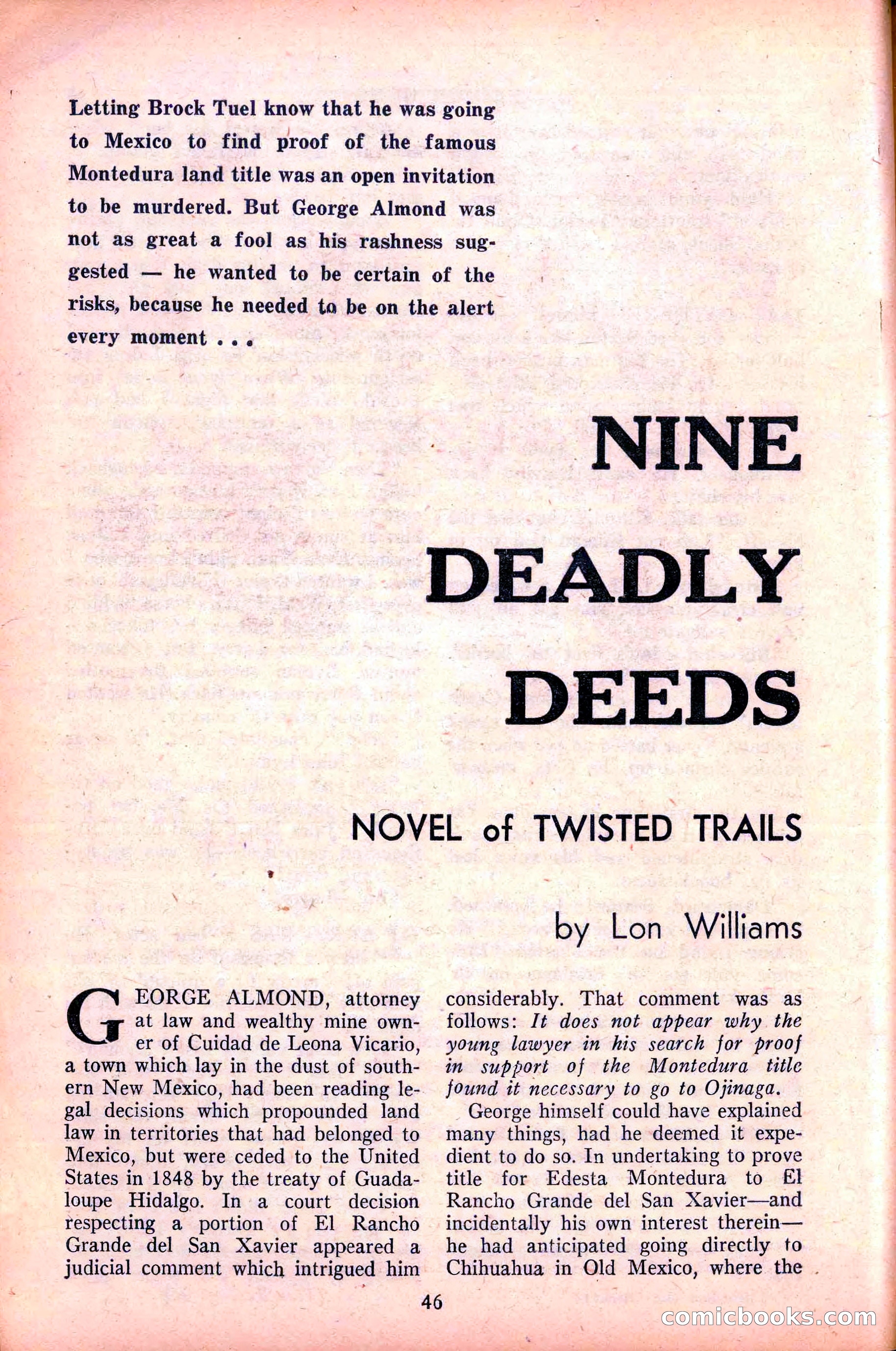 Action-Packed Western, May 1958 — page 46 of 100
