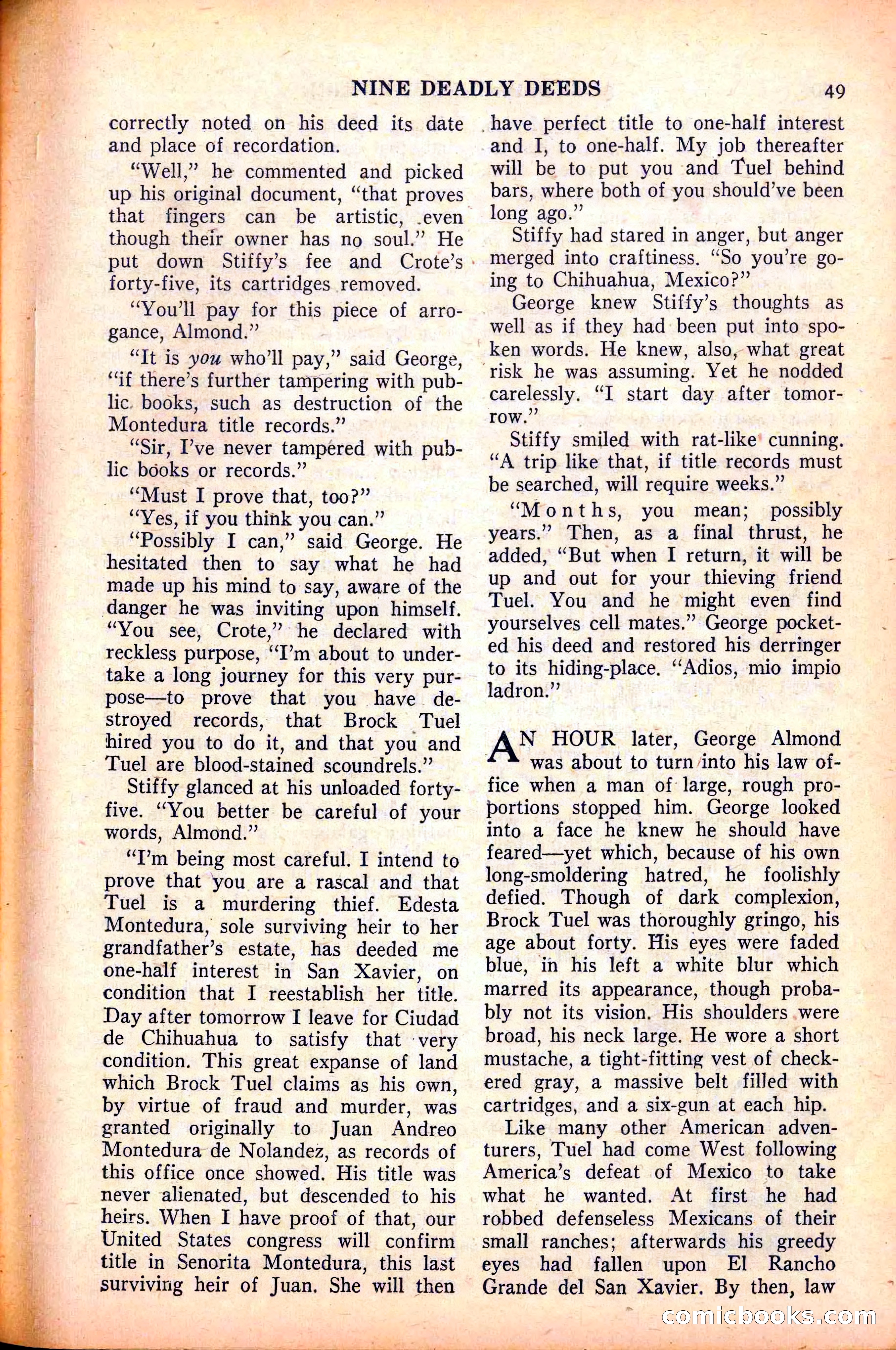 Action-Packed Western, May 1958 — page 49 of 100