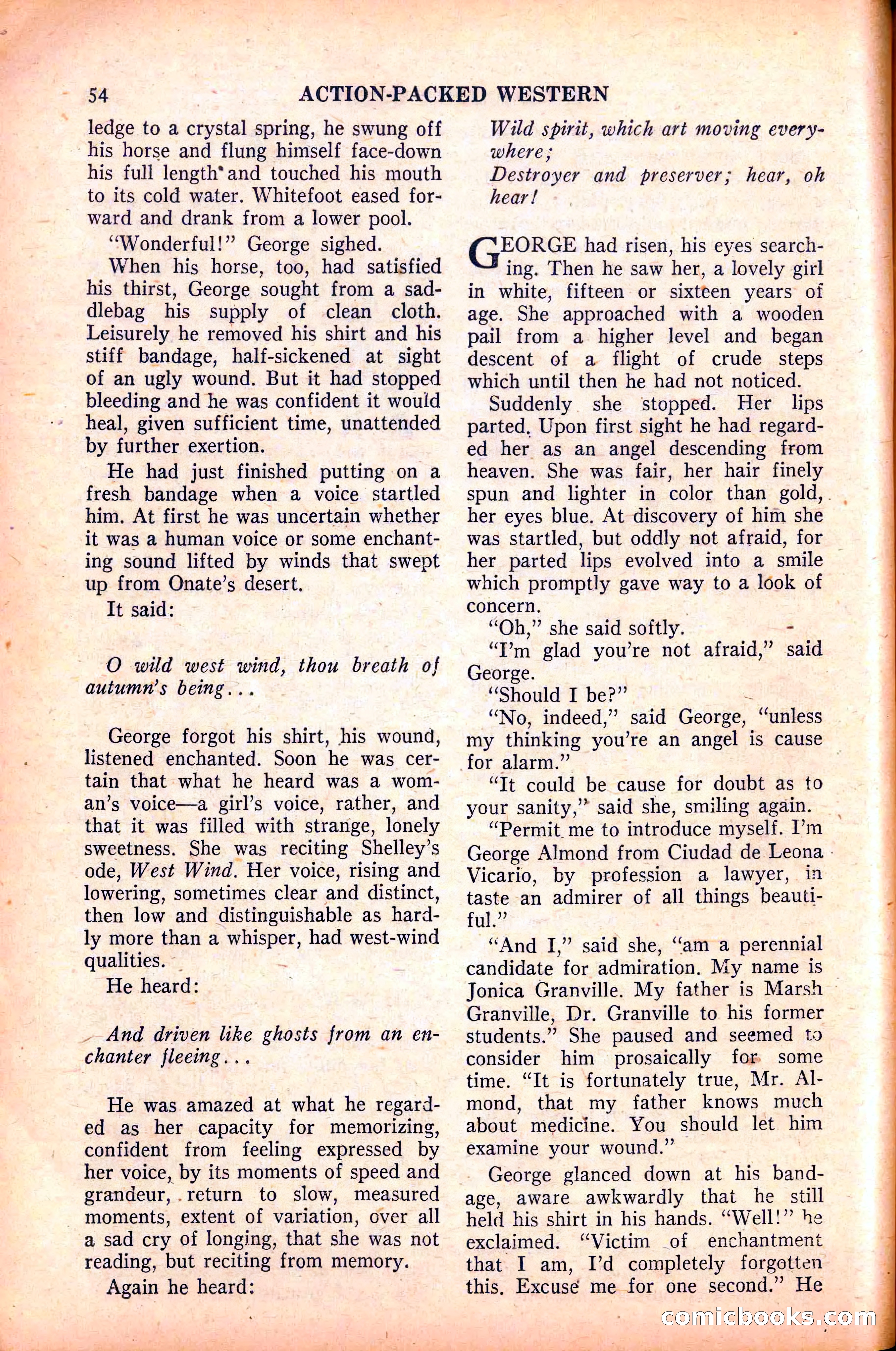Action-Packed Western, May 1958 — page 54 of 100