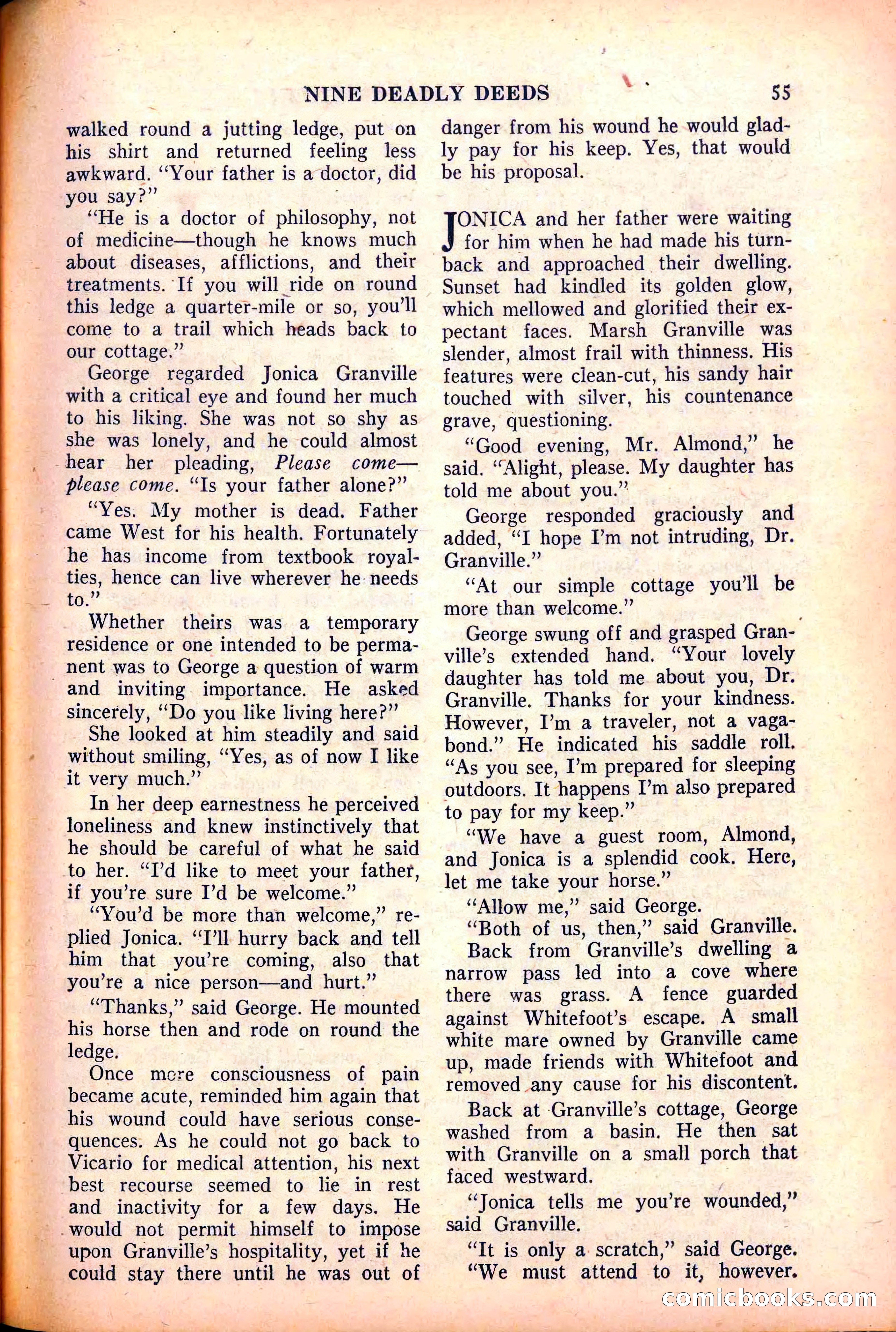 Action-Packed Western, May 1958 — page 55 of 100