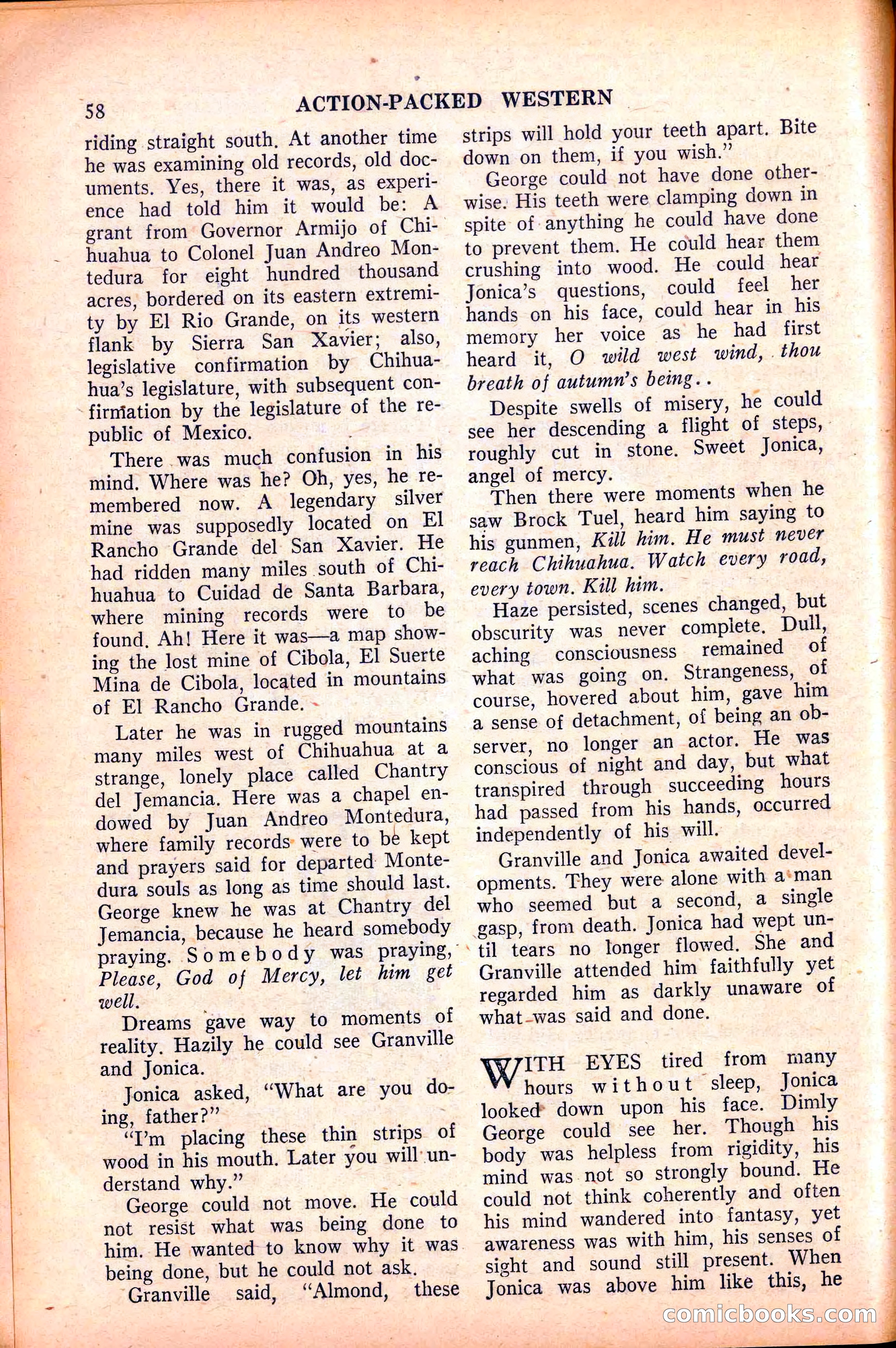 Action-Packed Western, May 1958 — page 58 of 100