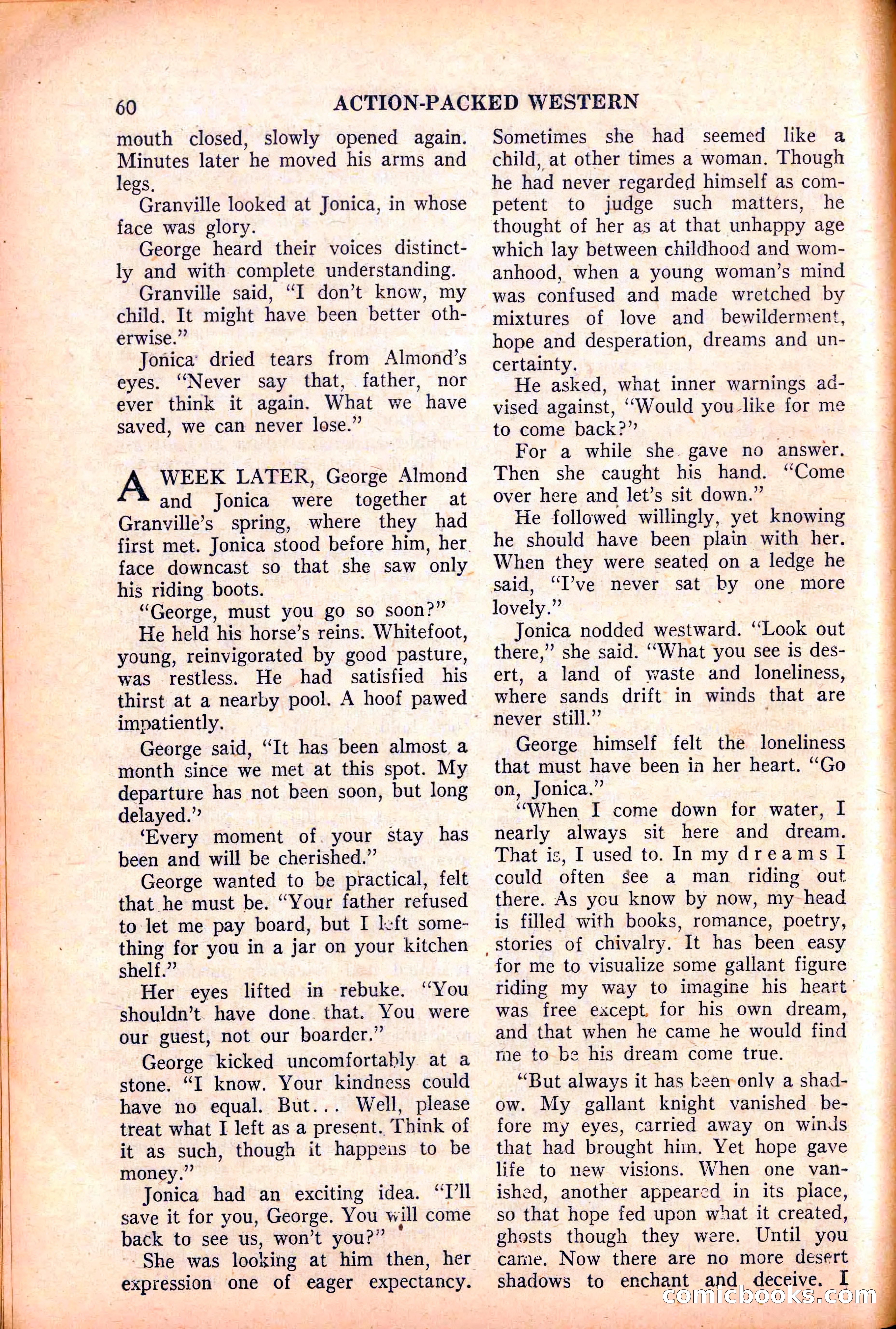 Action-Packed Western, May 1958 — page 60 of 100