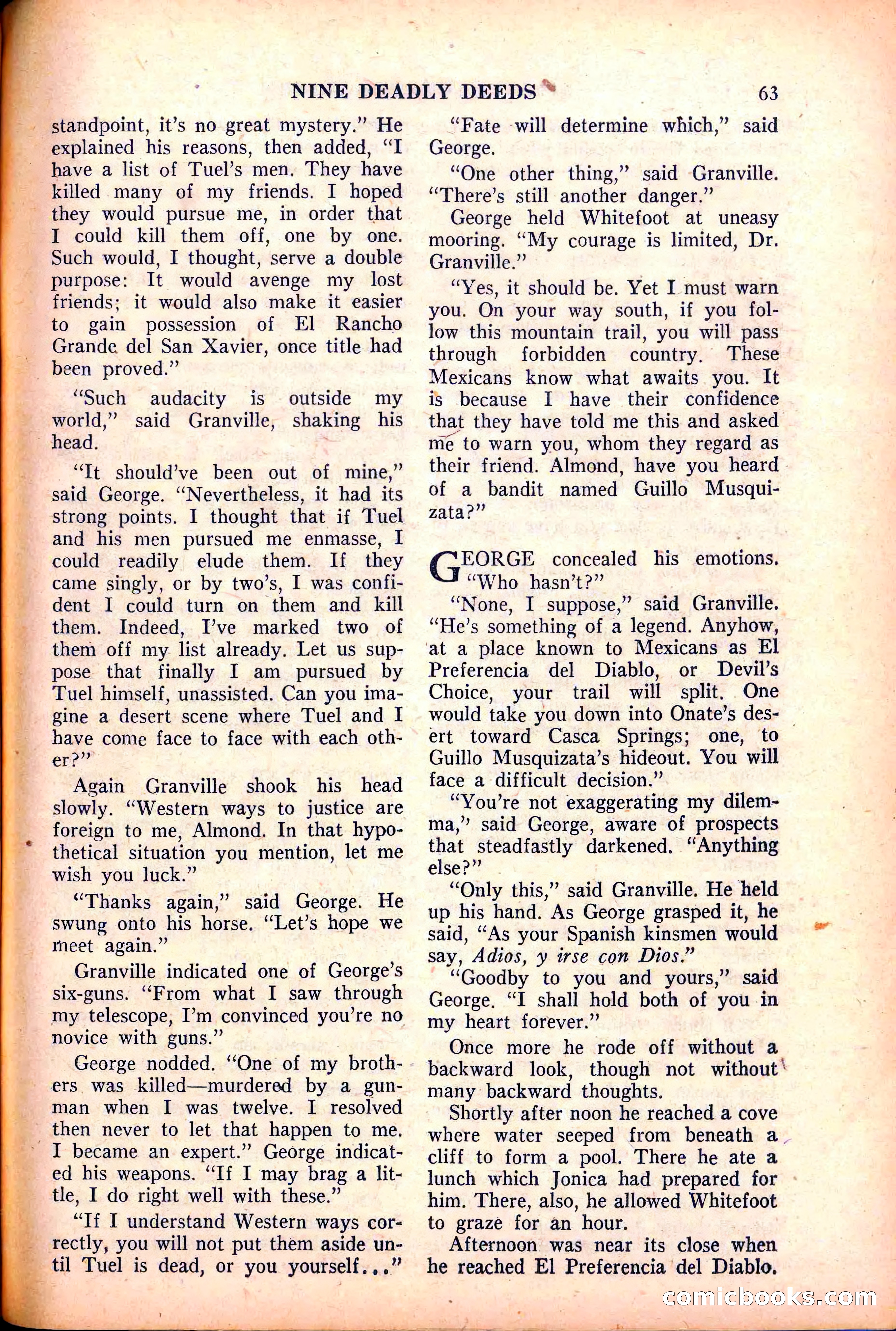 Action-Packed Western, May 1958 — page 63 of 100
