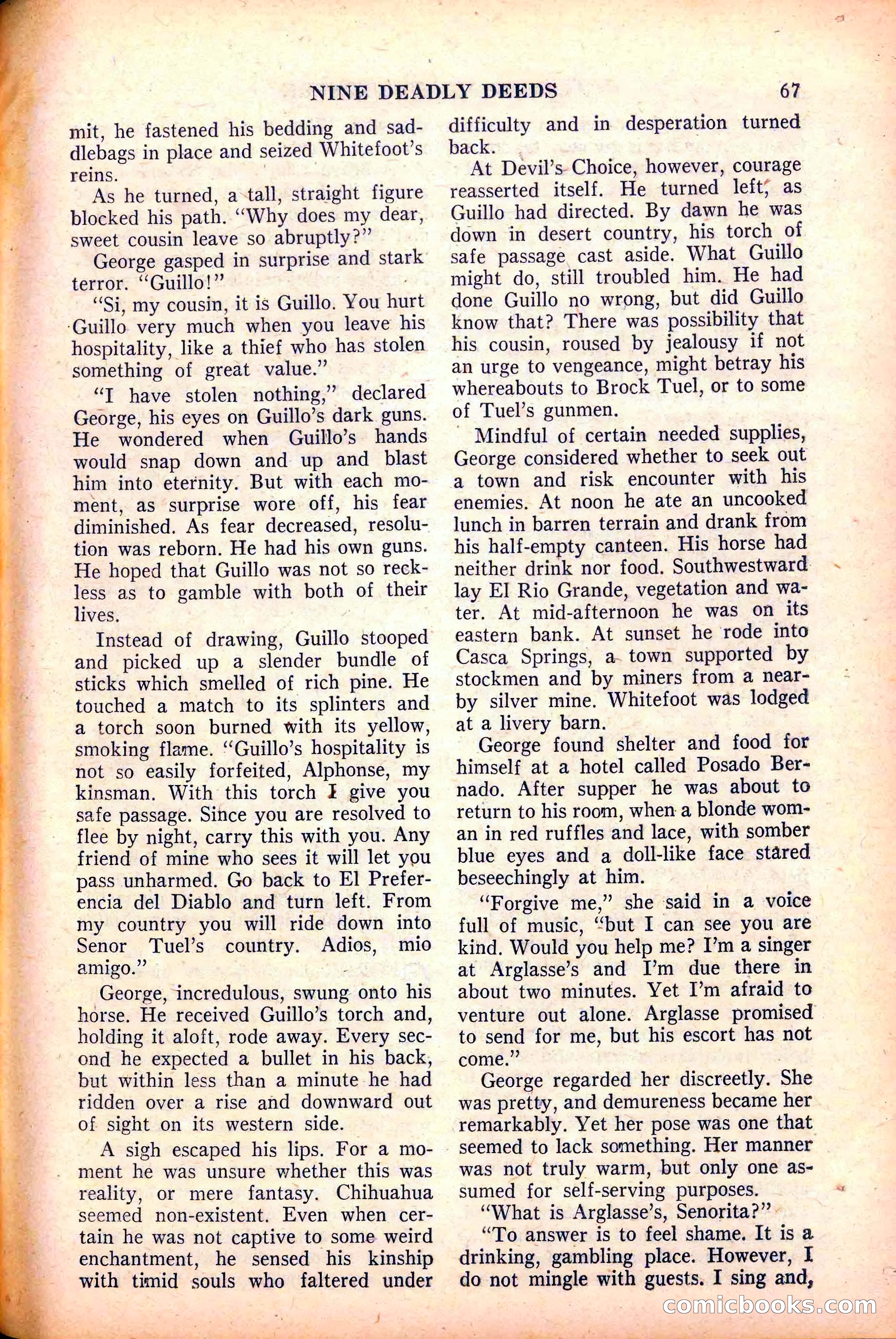Action-Packed Western, May 1958 — page 67 of 100