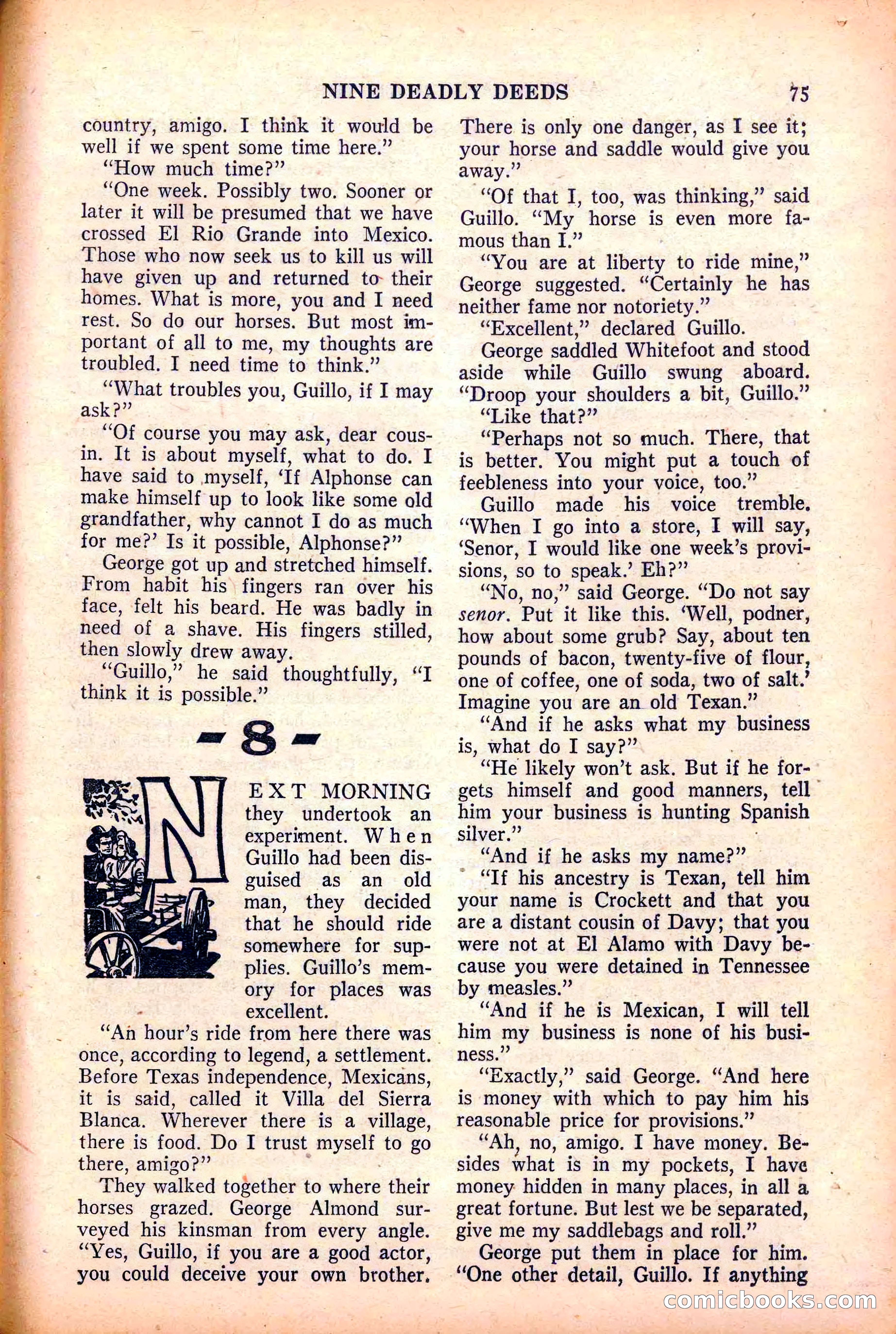 Action-Packed Western, May 1958 — page 75 of 100