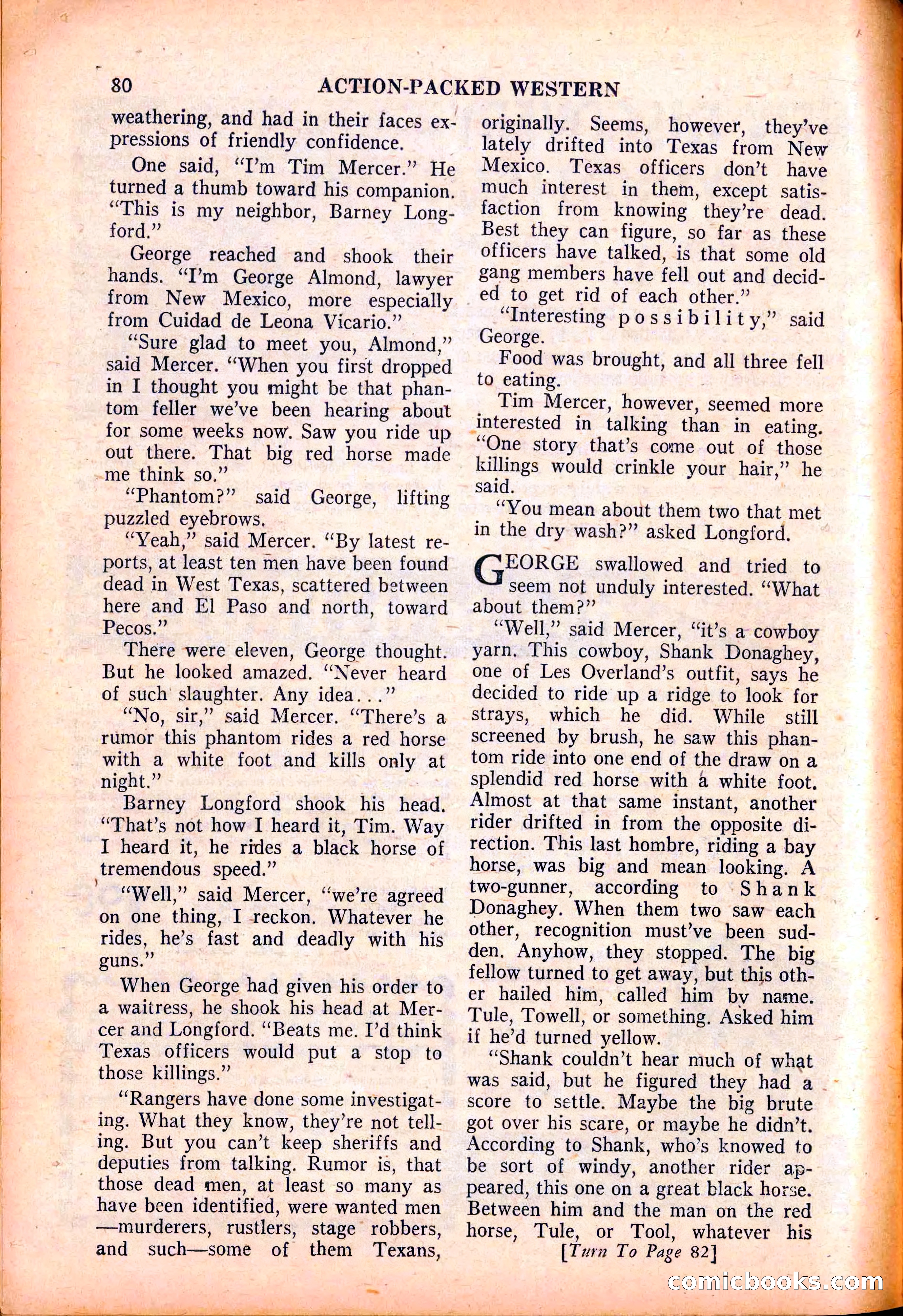 Action-Packed Western, May 1958 — page 80 of 100
