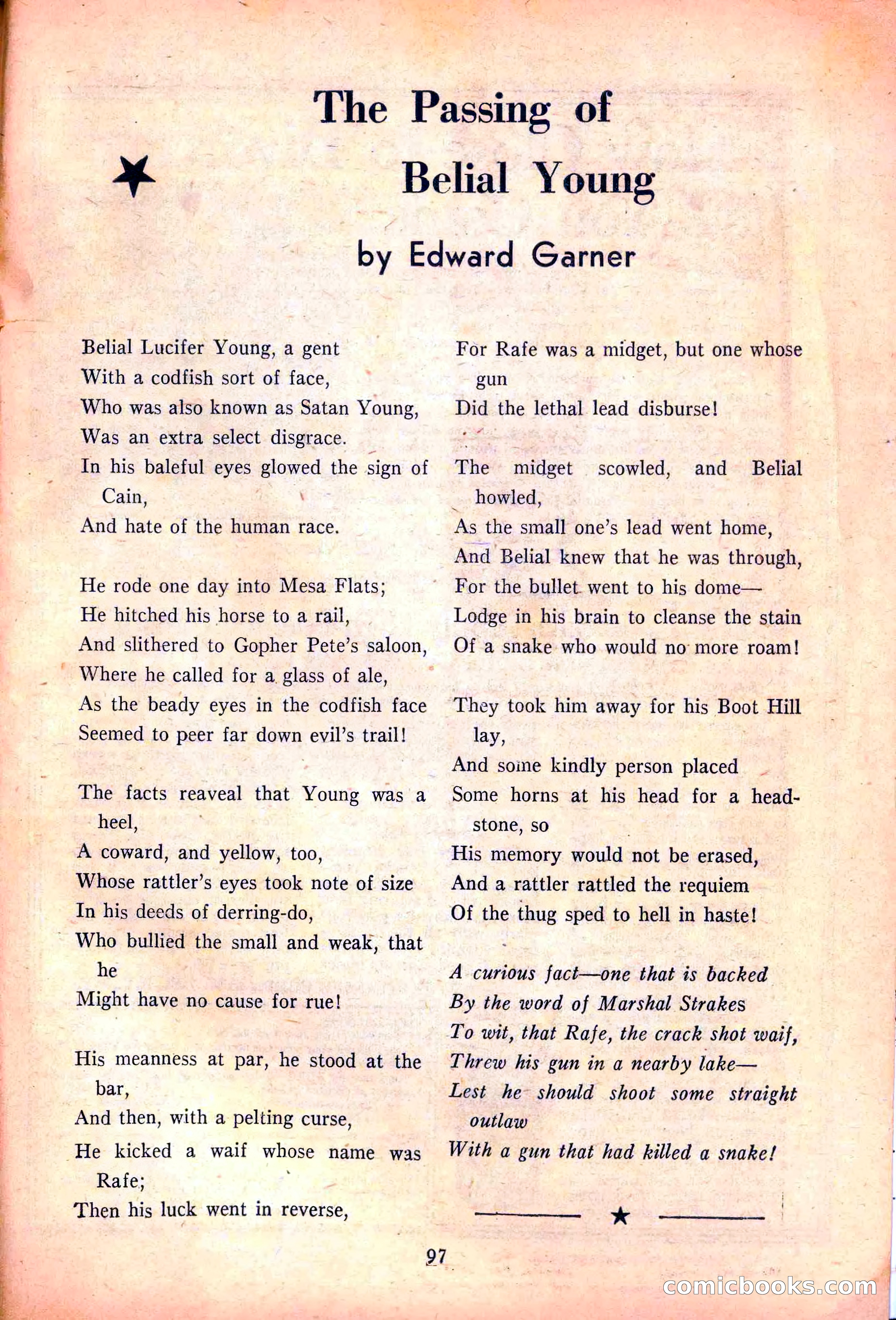 Action-Packed Western, May 1958 — page 97 of 100