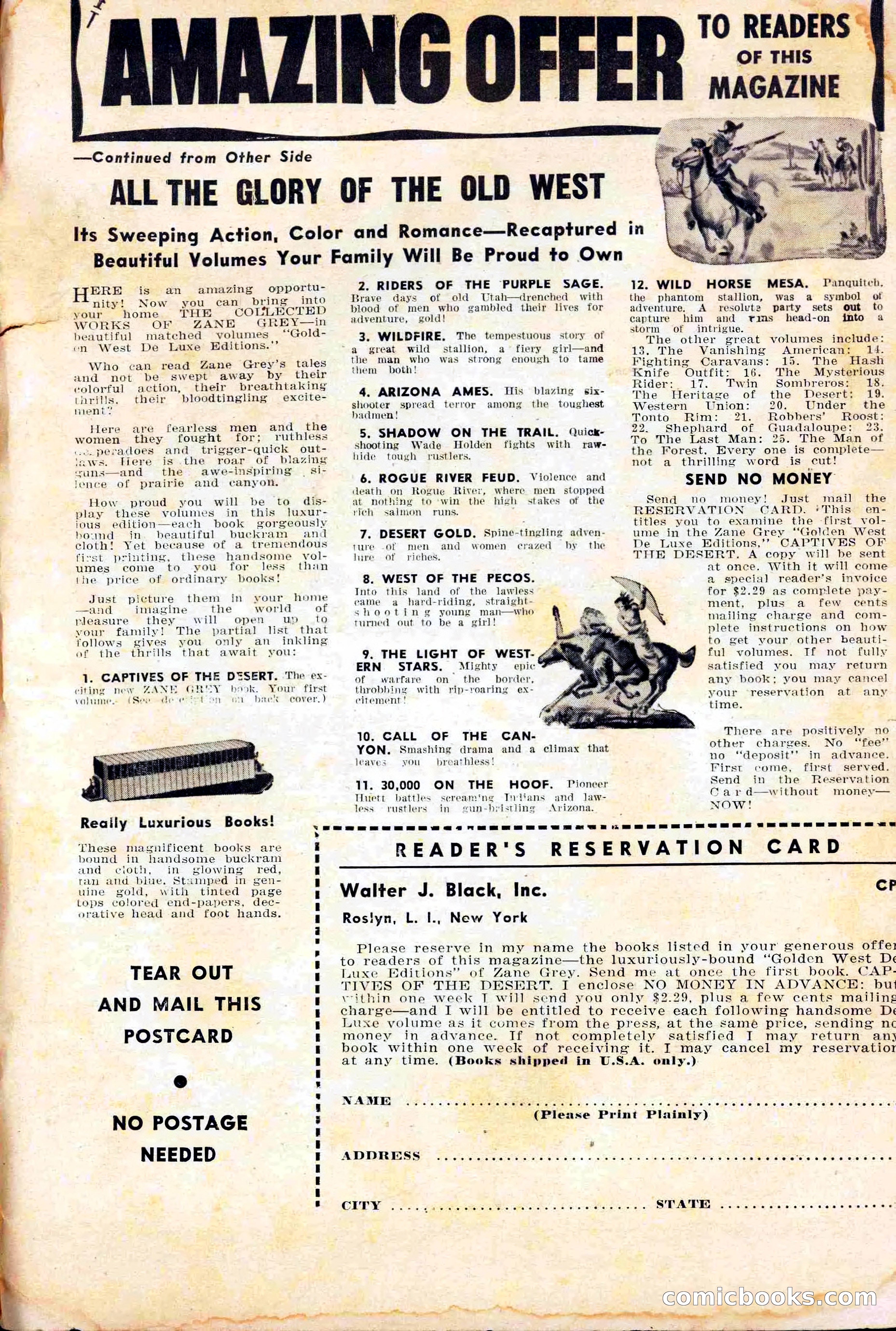 Action-Packed Western, May 1958 — page 99 of 100