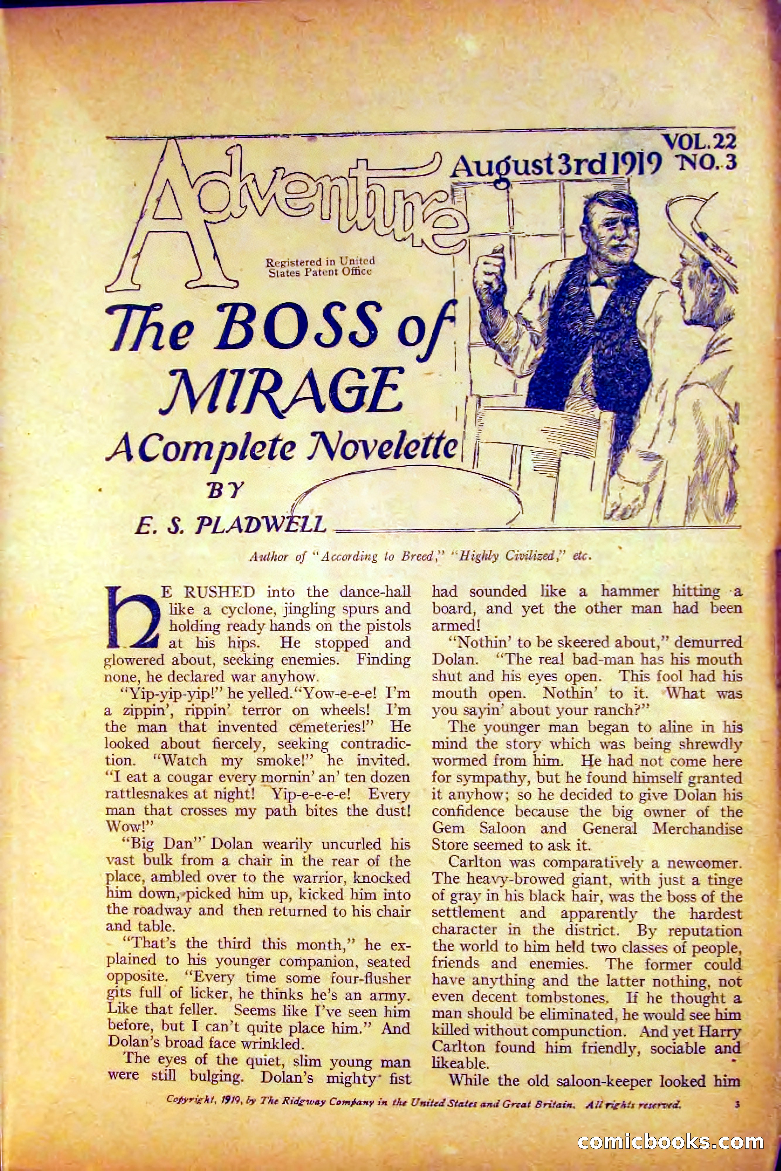 Adventure, August 3, 1919 — page 13 of 204