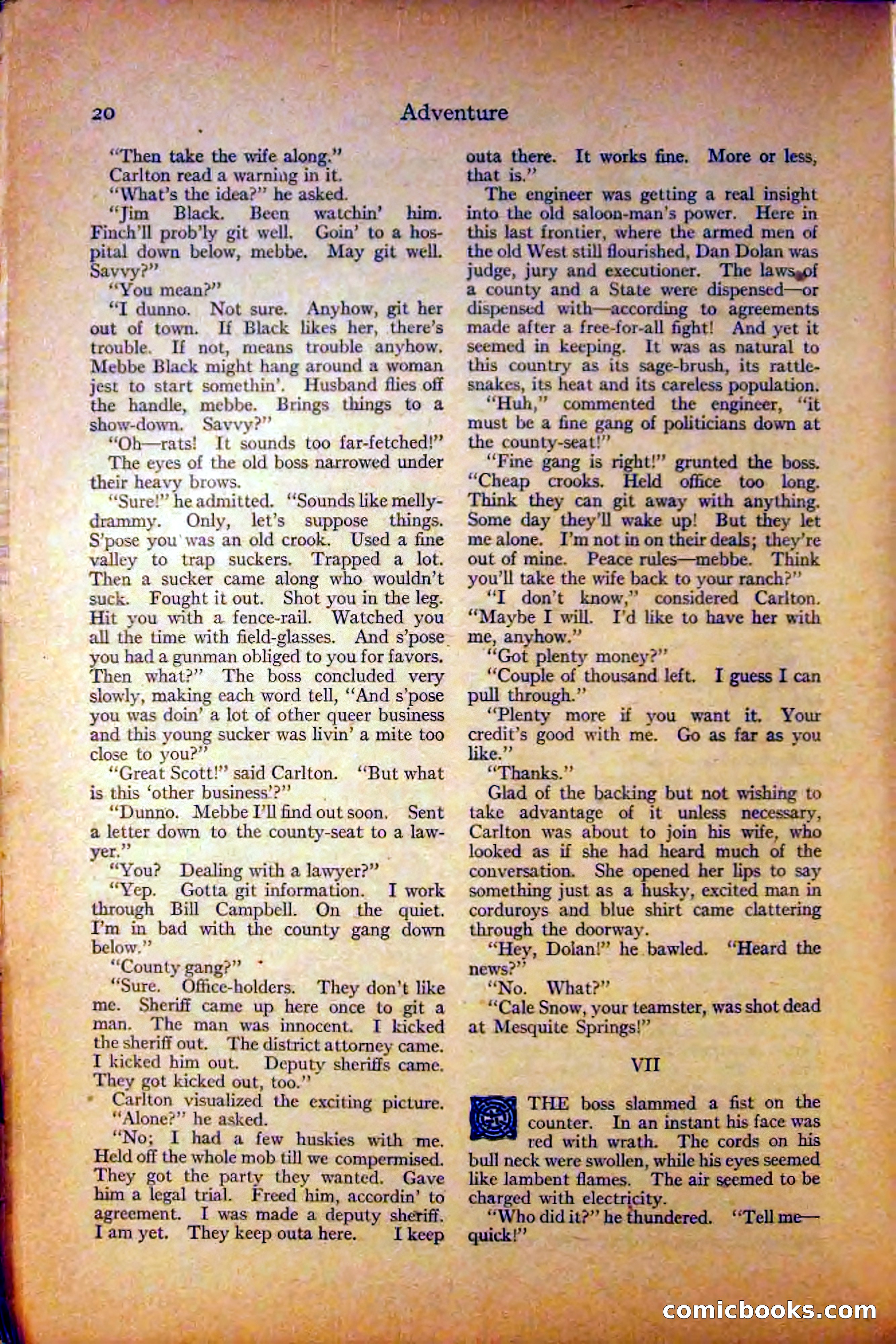 Adventure, August 3, 1919 — page 30 of 204
