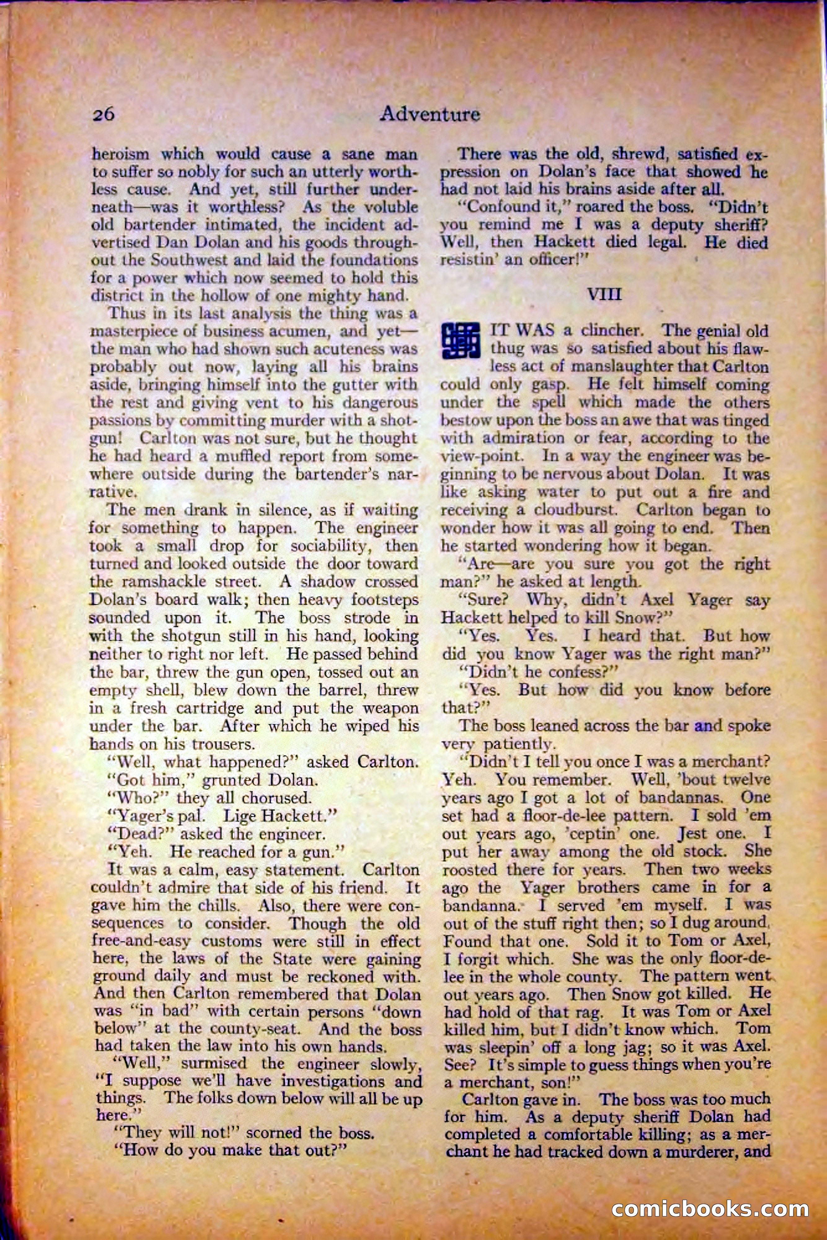 Adventure, August 3, 1919 — page 36 of 204