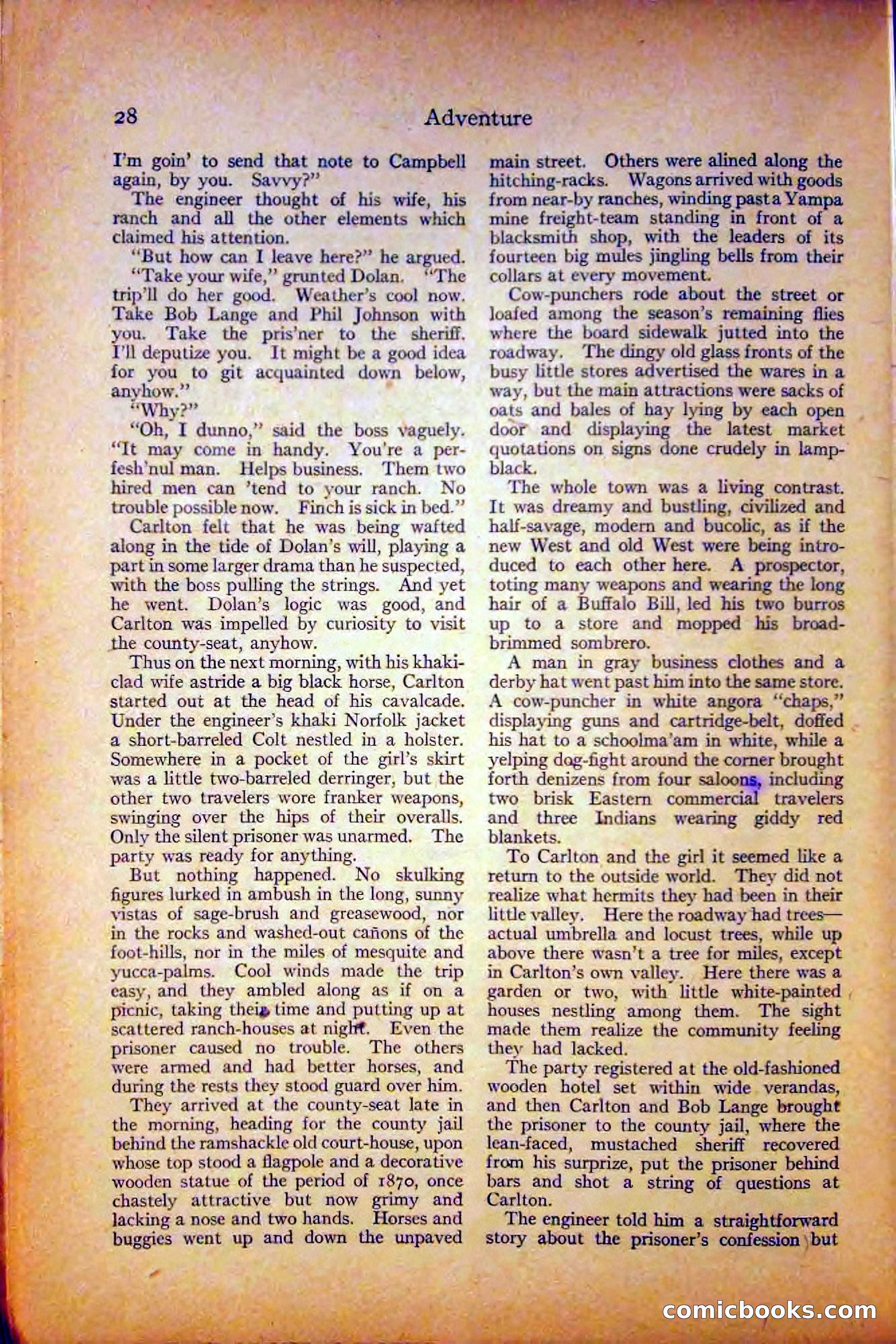 Adventure, August 3, 1919 — page 38 of 204