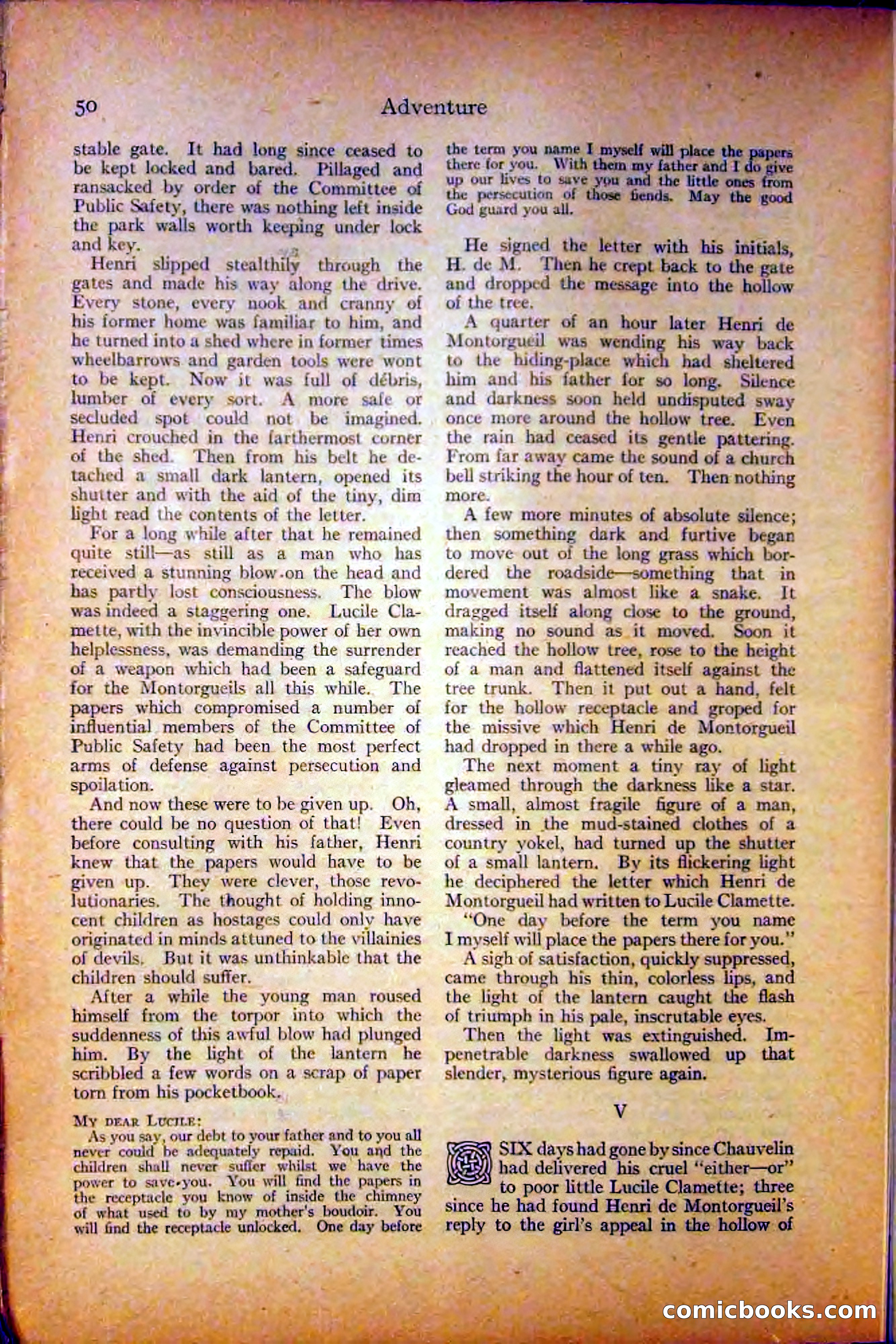 Adventure, August 3, 1919 — page 60 of 204