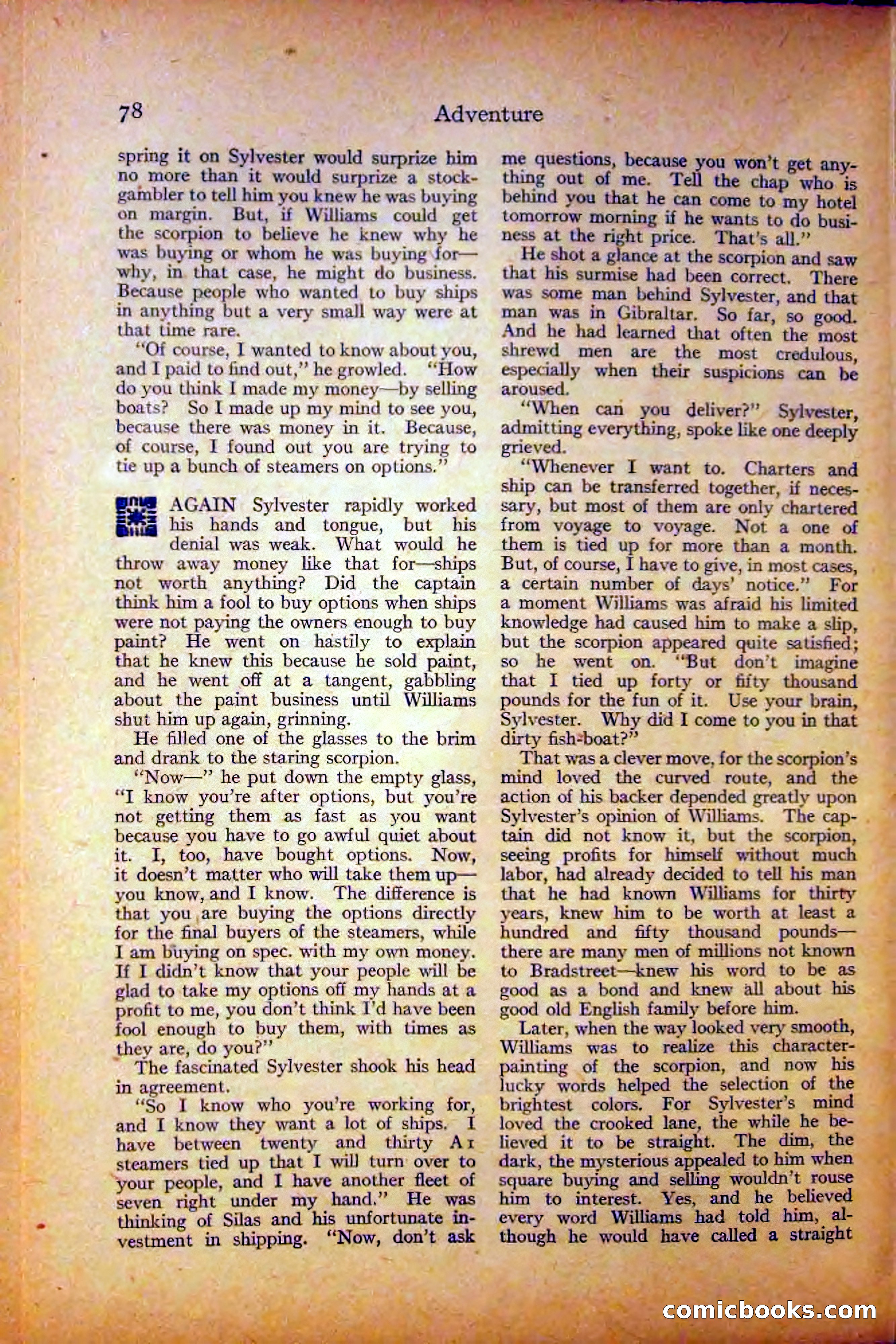 Adventure, August 3, 1919 — page 88 of 204