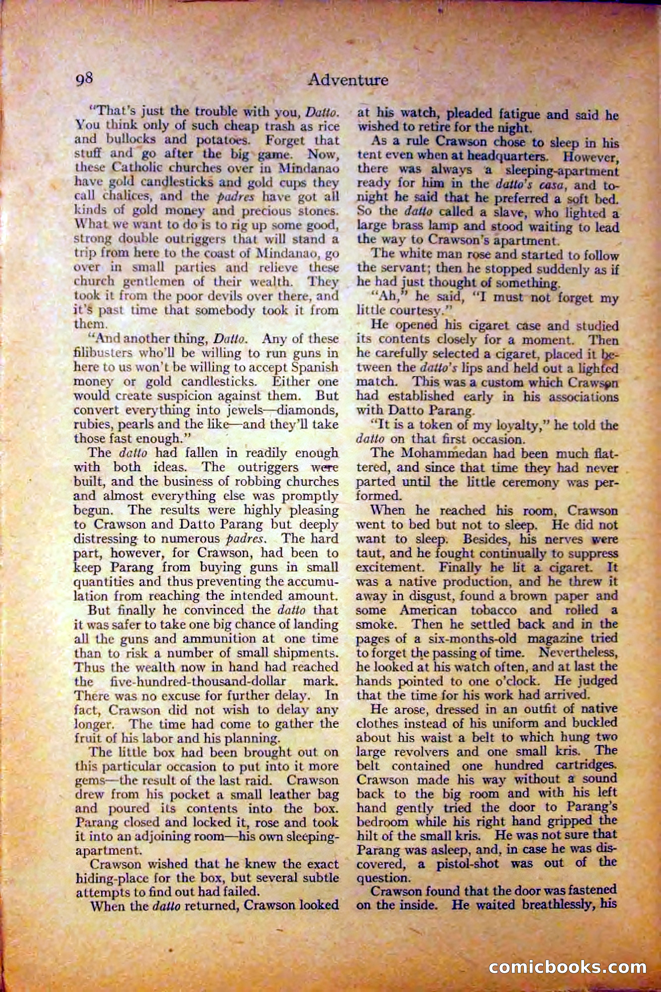 Adventure, August 3, 1919 — page 108 of 204
