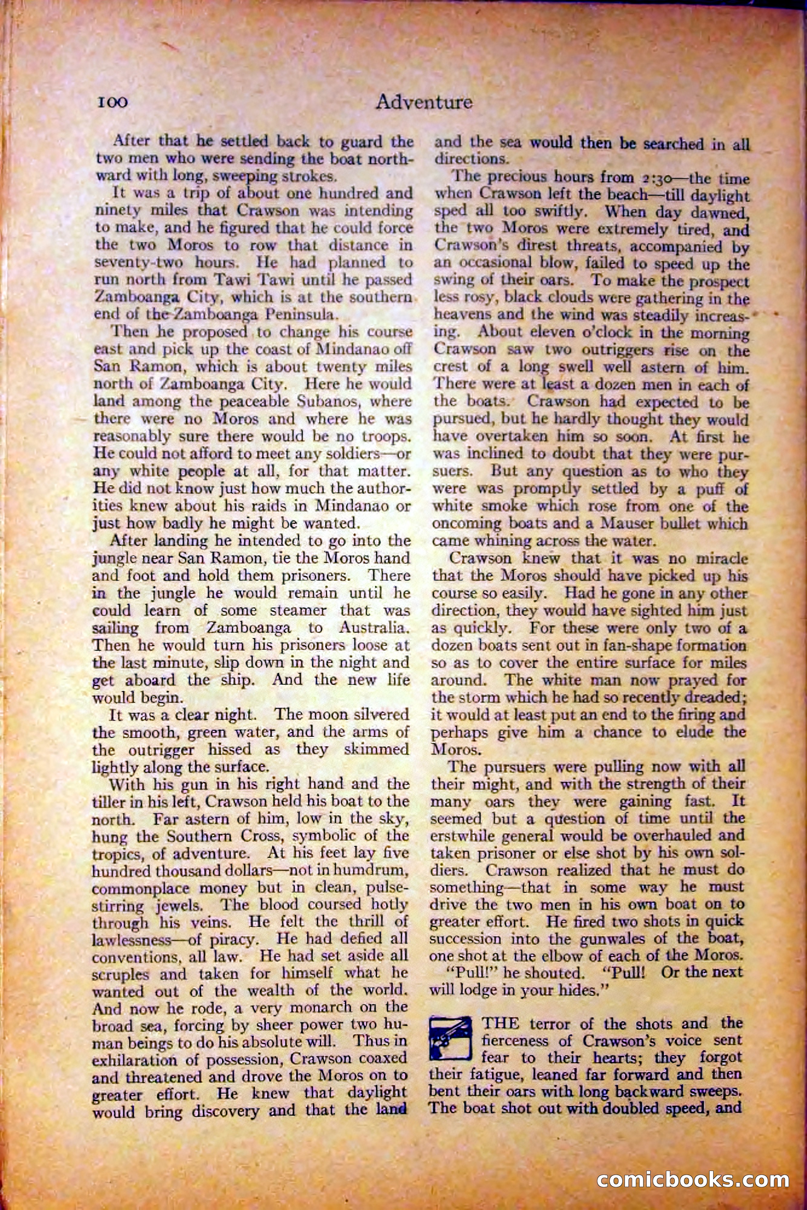 Adventure, August 3, 1919 — page 110 of 204