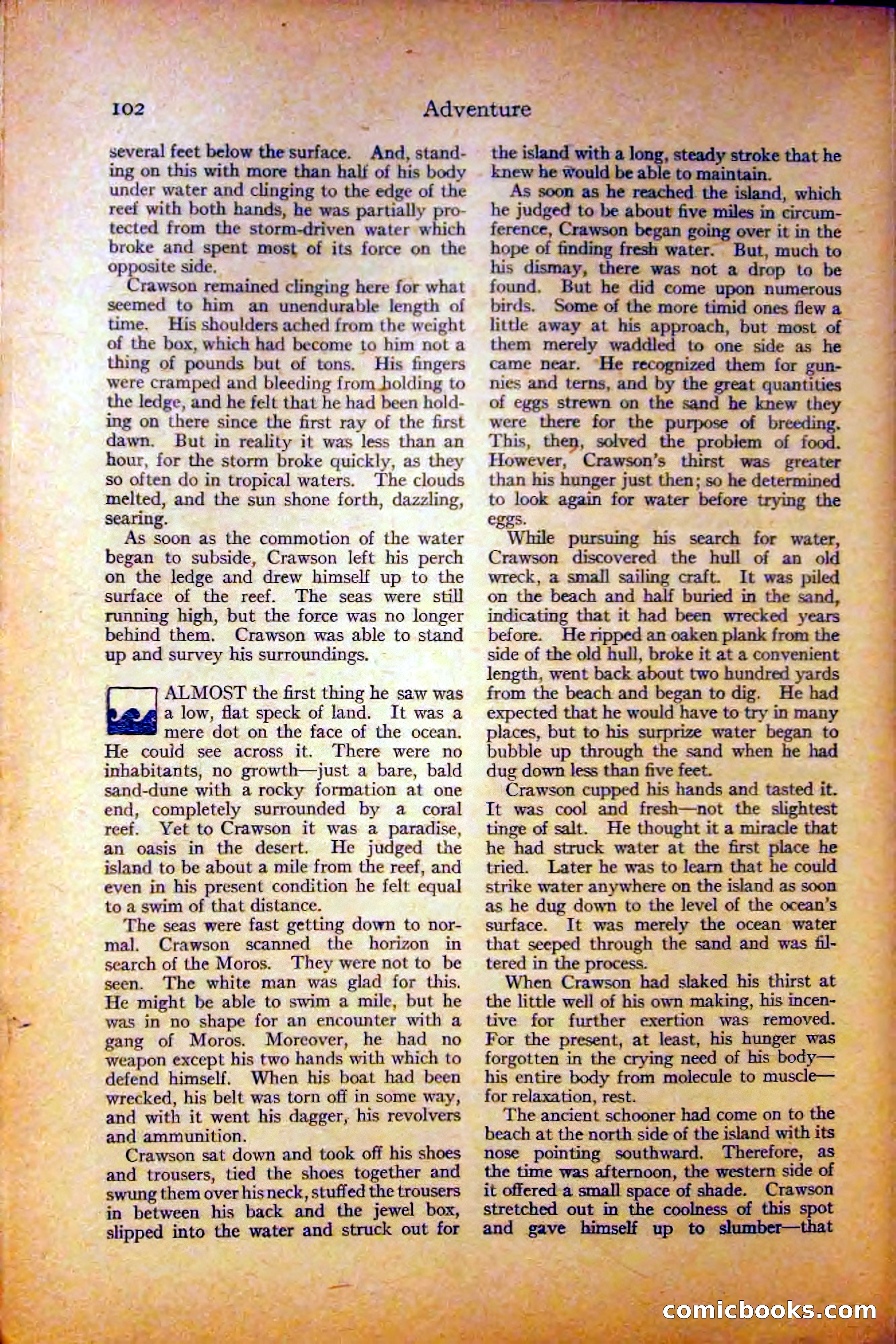 Adventure, August 3, 1919 — page 112 of 204
