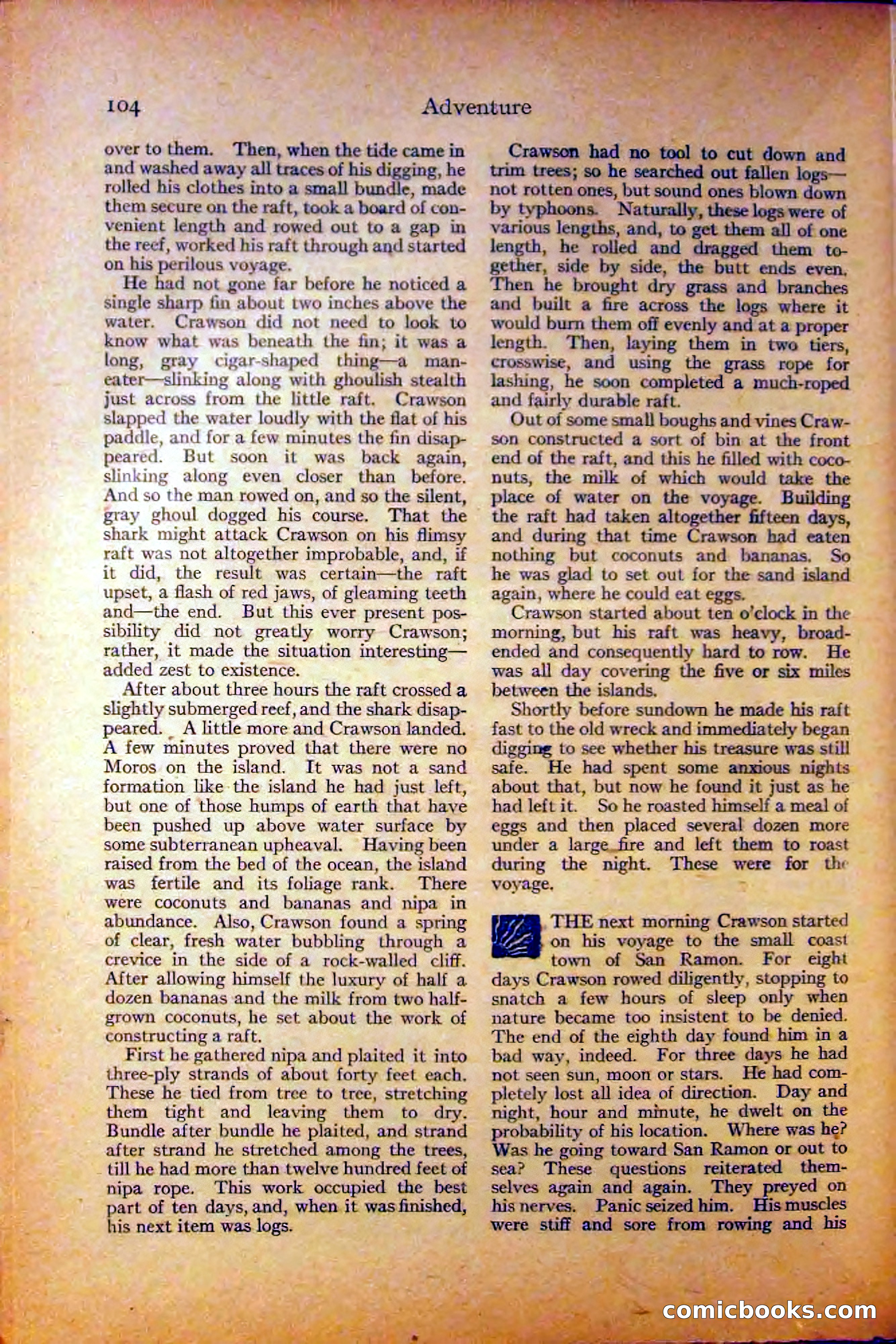 Adventure, August 3, 1919 — page 114 of 204