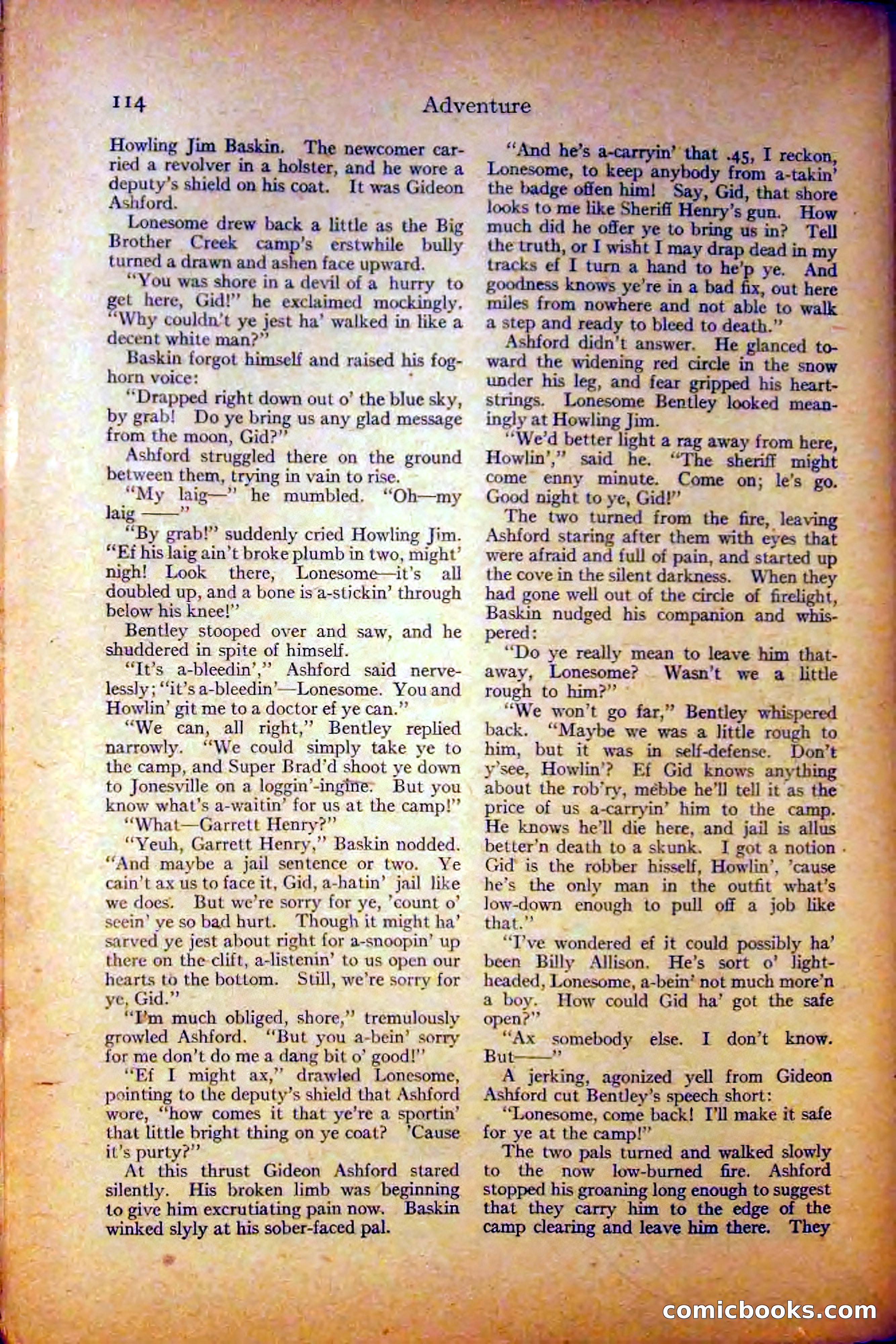 Adventure, August 3, 1919 — page 124 of 204
