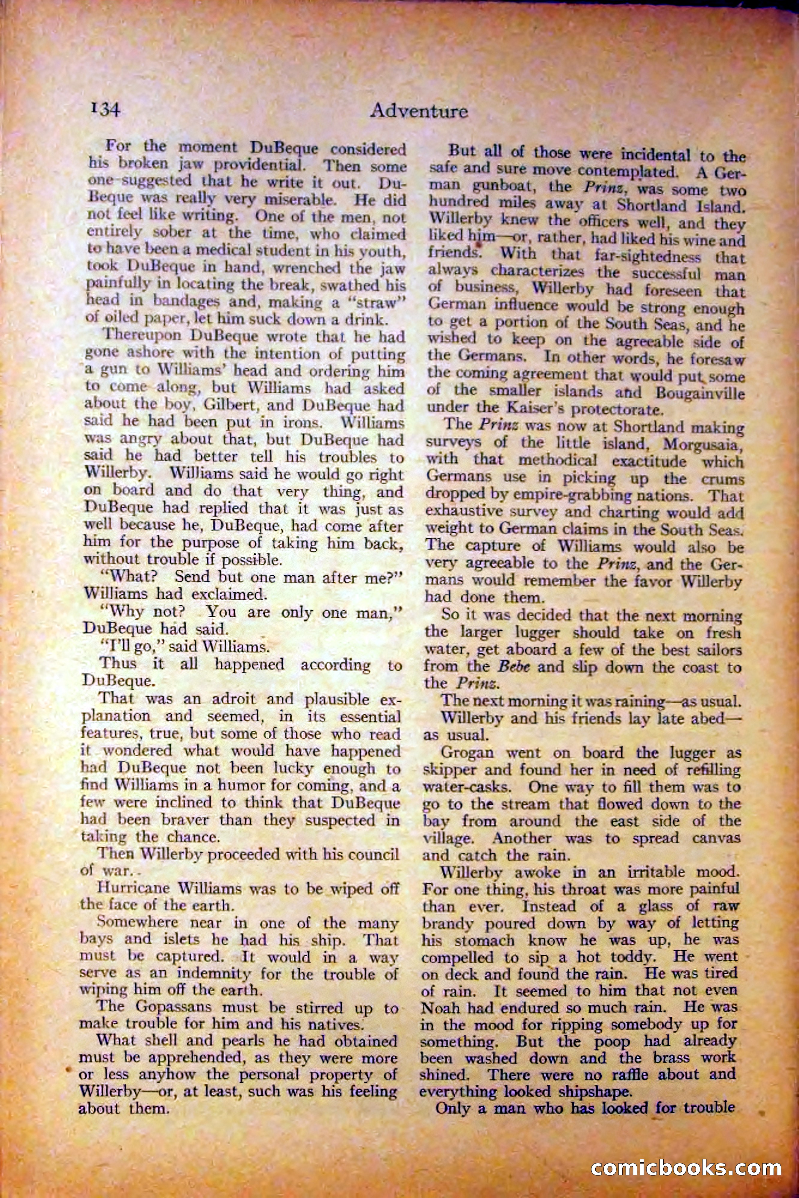 Adventure, August 3, 1919 — page 144 of 204