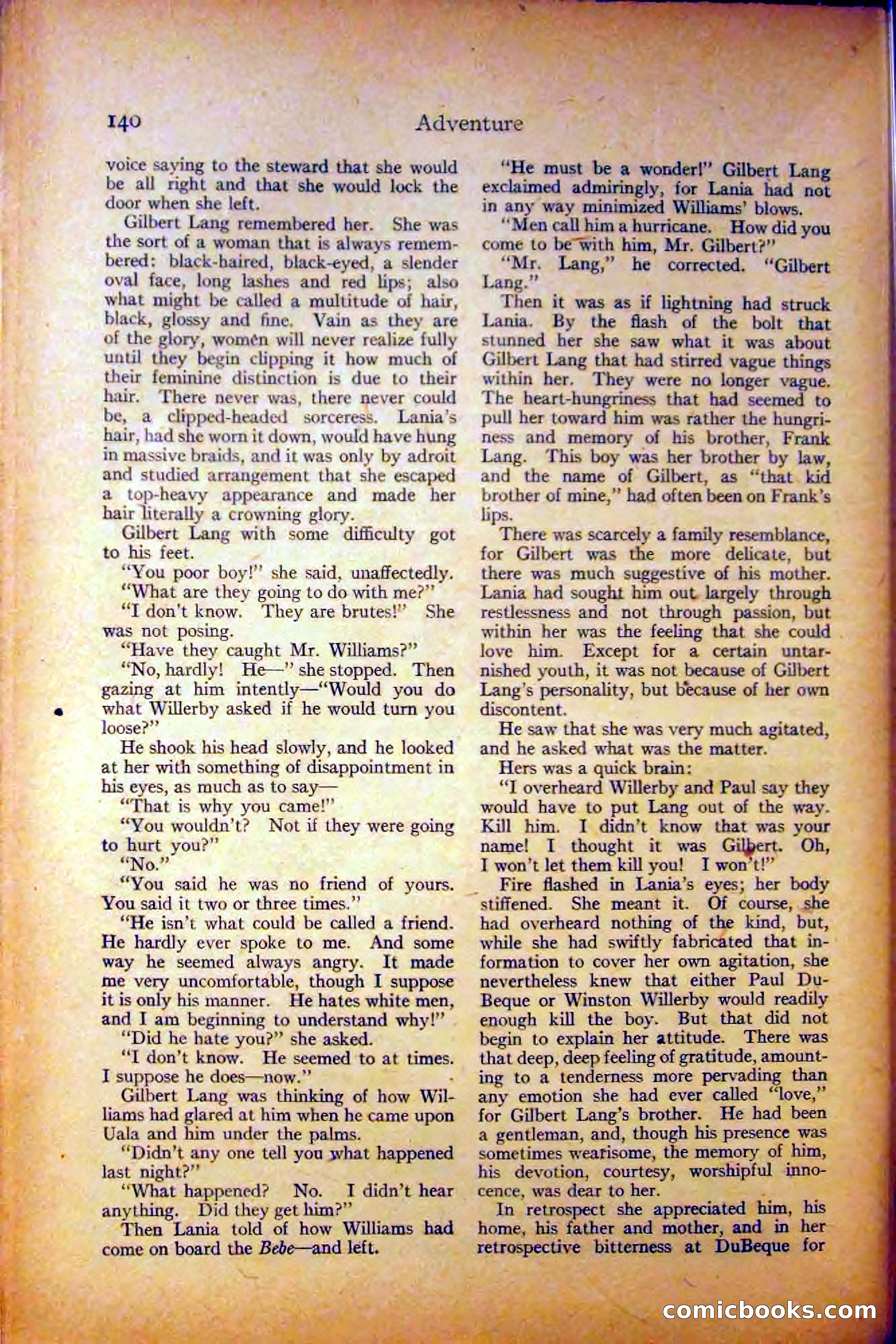 Adventure, August 3, 1919 — page 150 of 204
